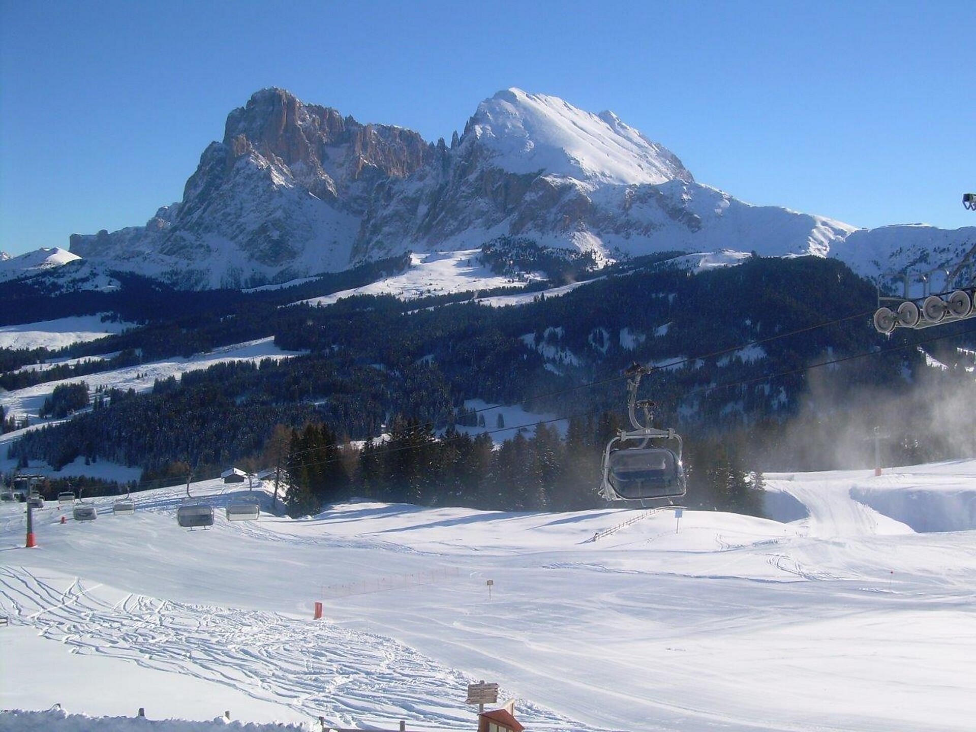 inverno sull'Alpe di Siusi