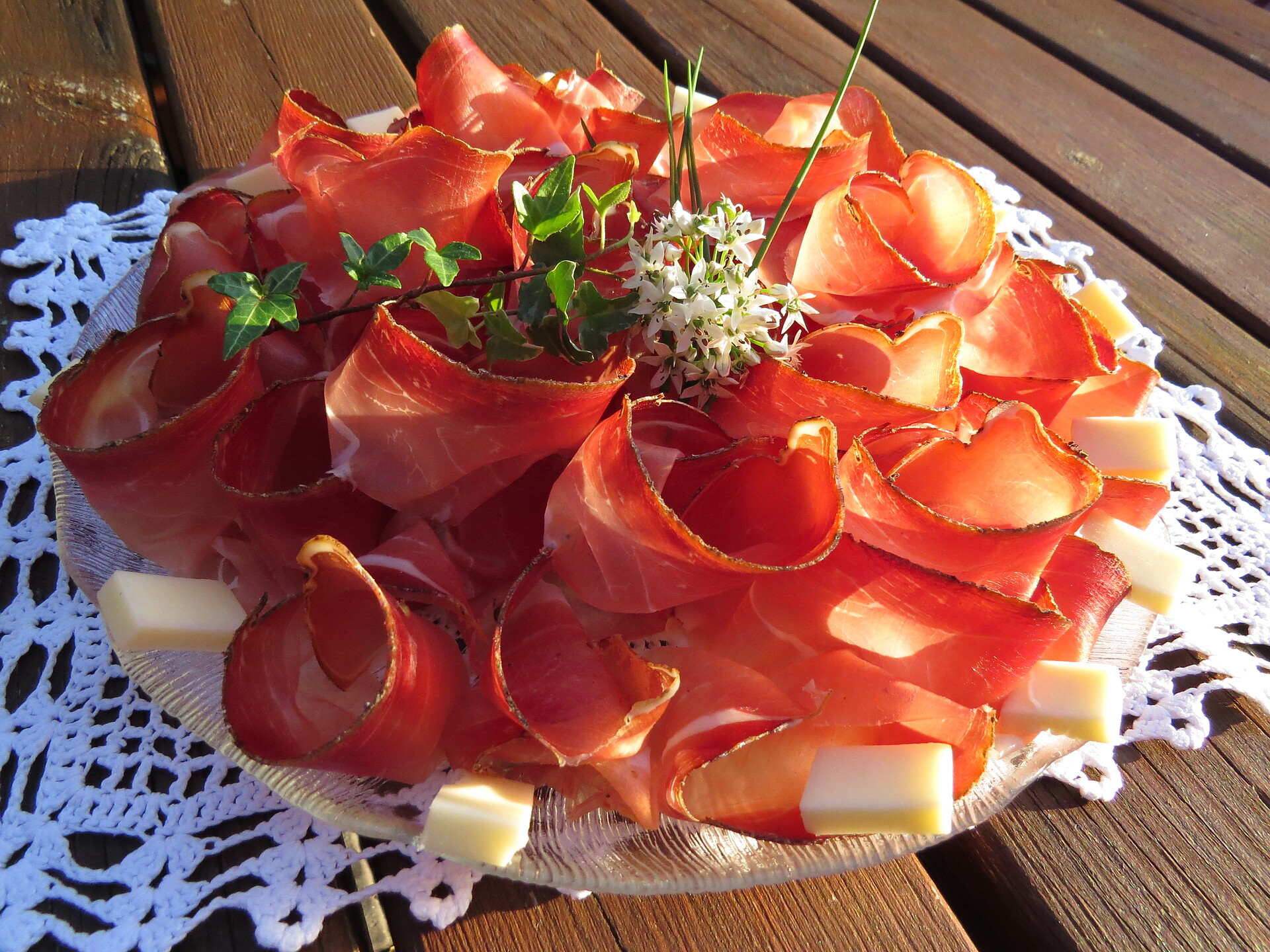 Speck nach der Wanderung