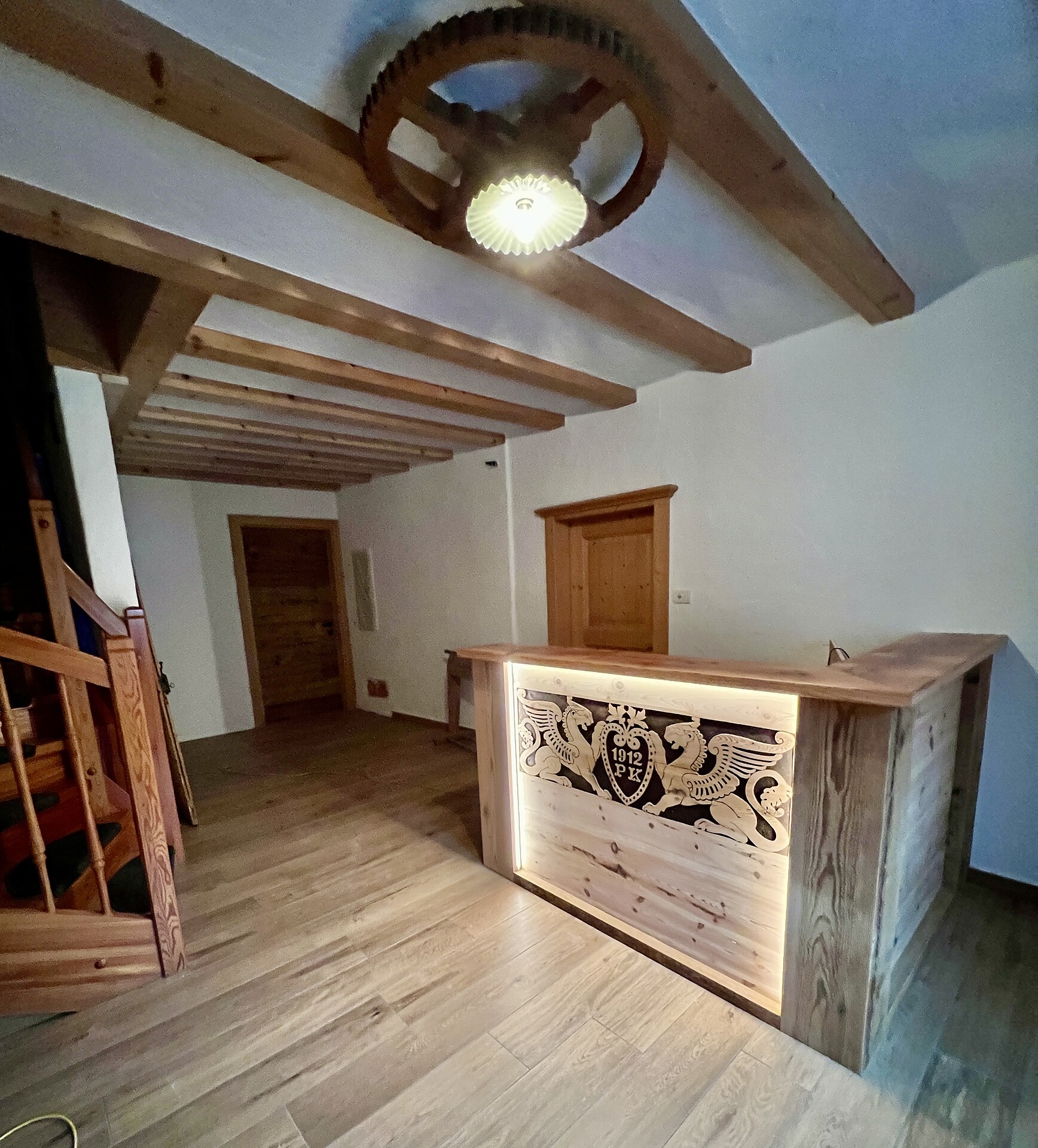 Welcoming entrance area with reception