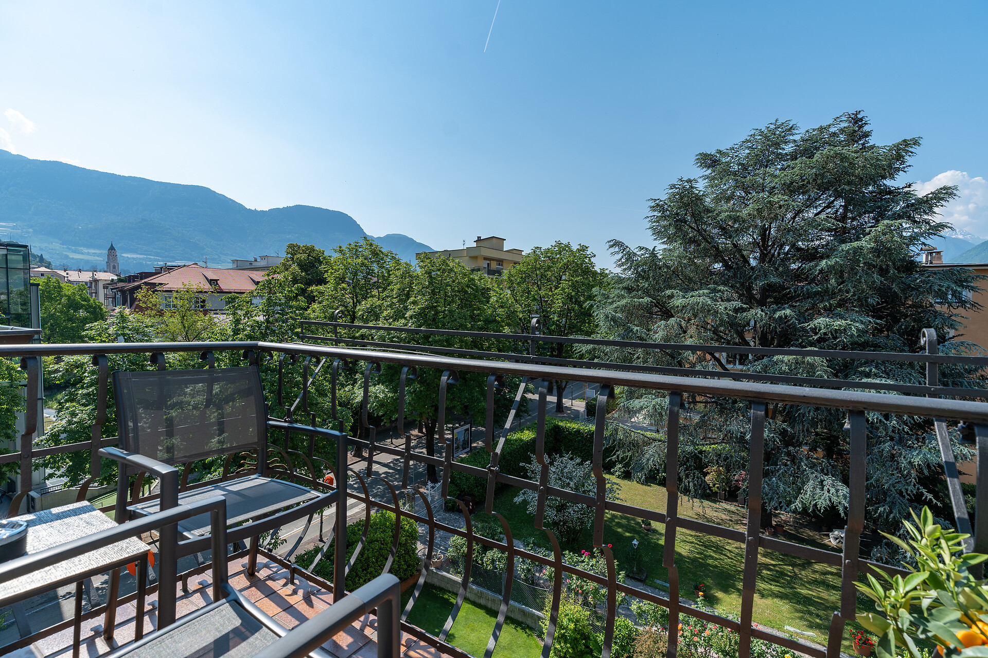 Vista dal balcone