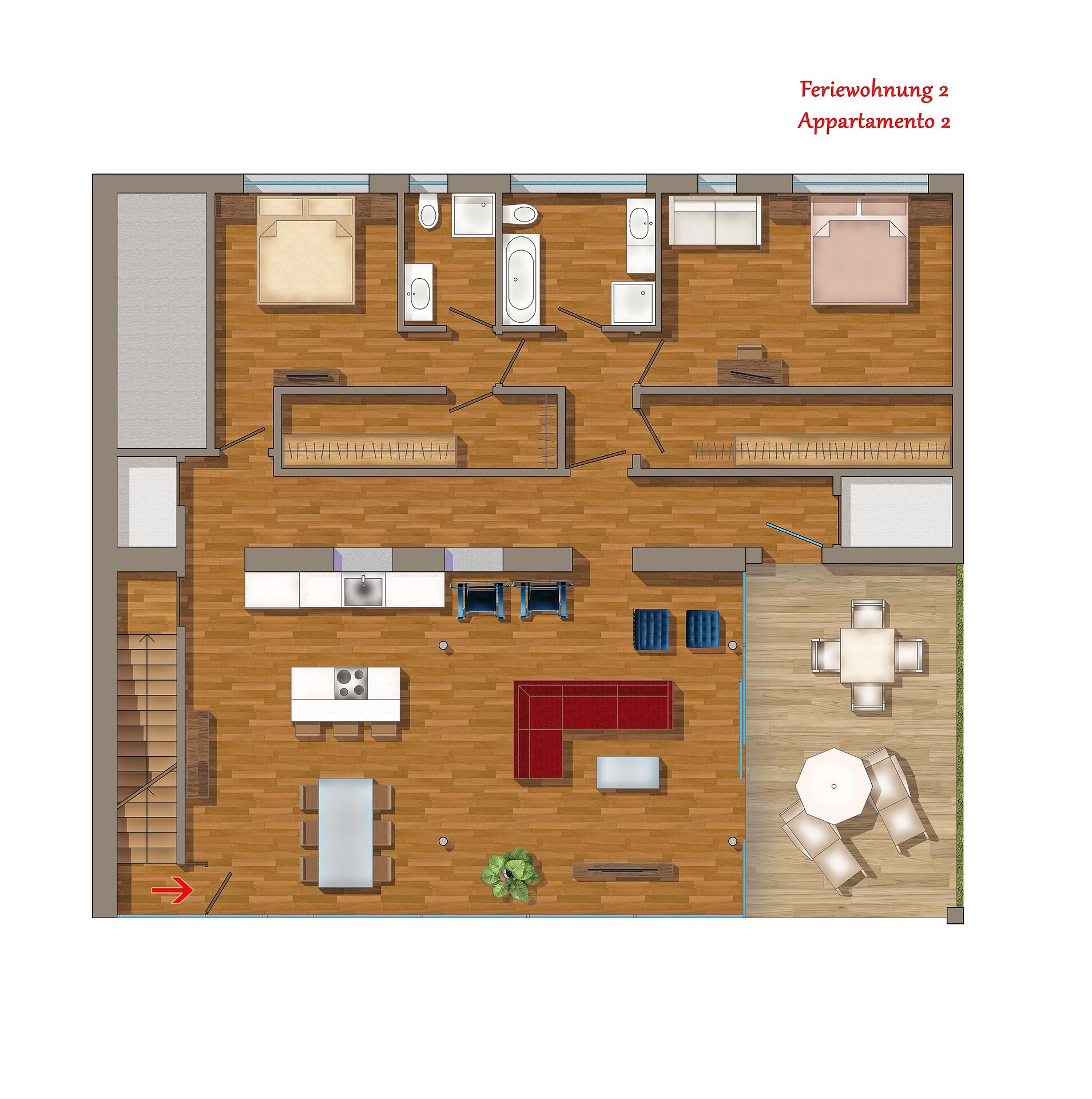 Grundriss Wohnung
