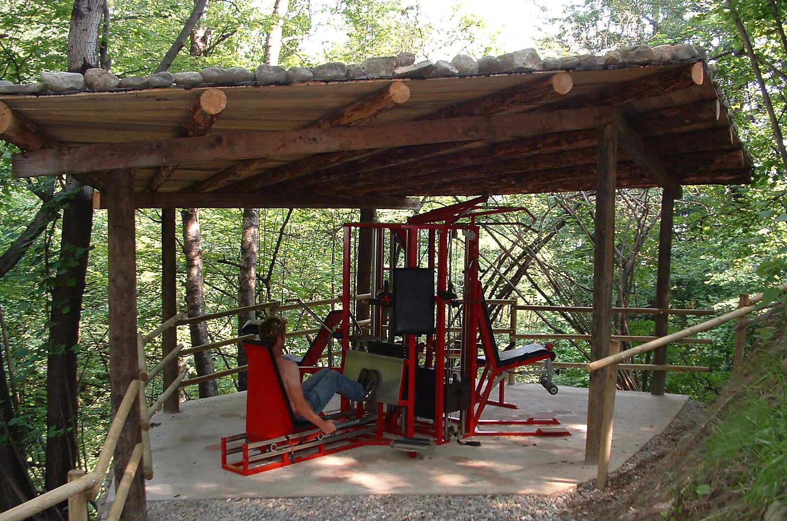 Unser Fitnessturm im Freien