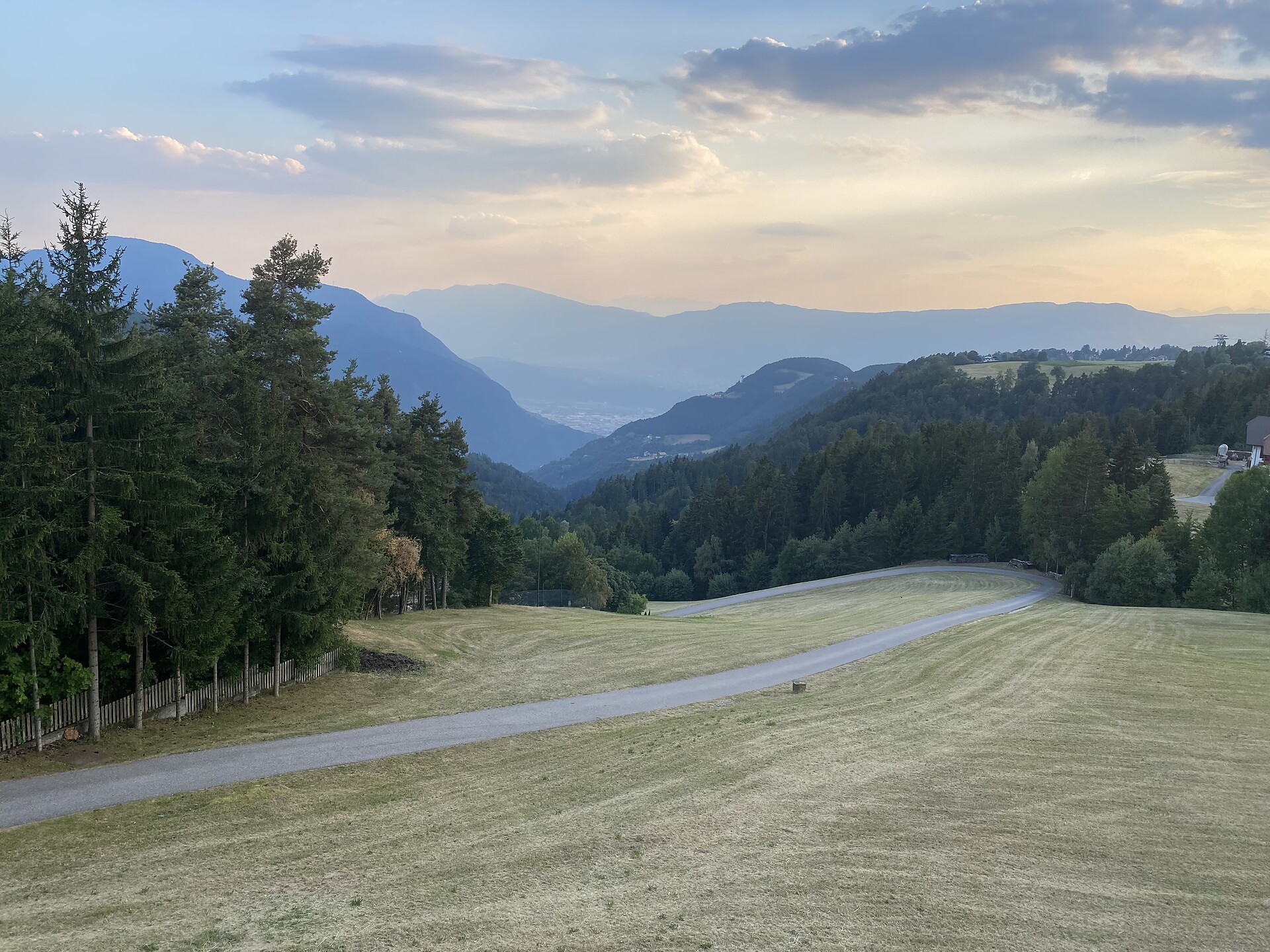Vista dal balcone