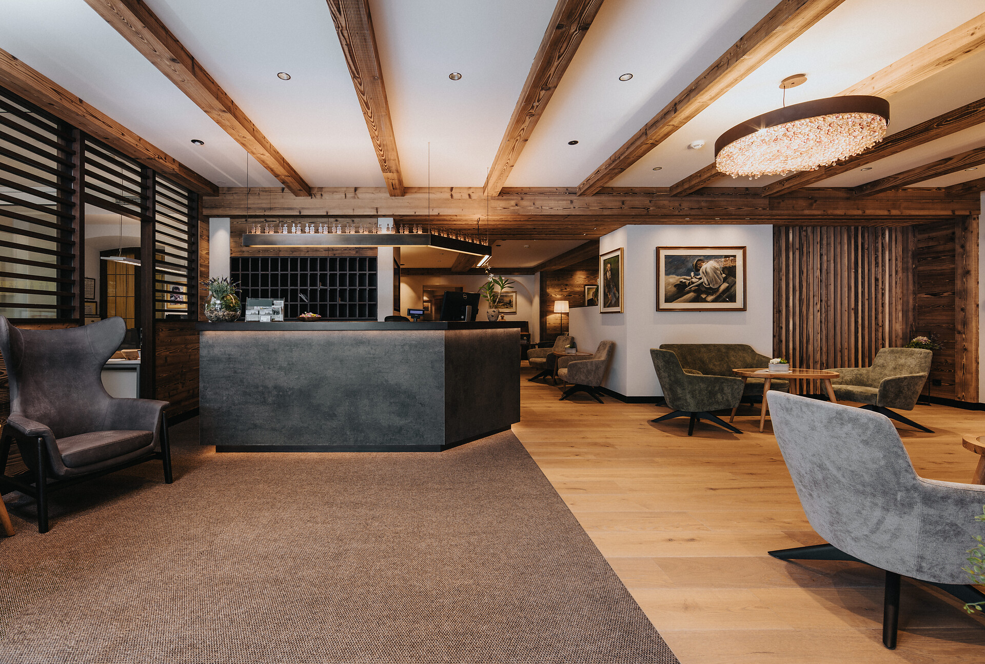 Hotelhalle Vitalhotel Dosses