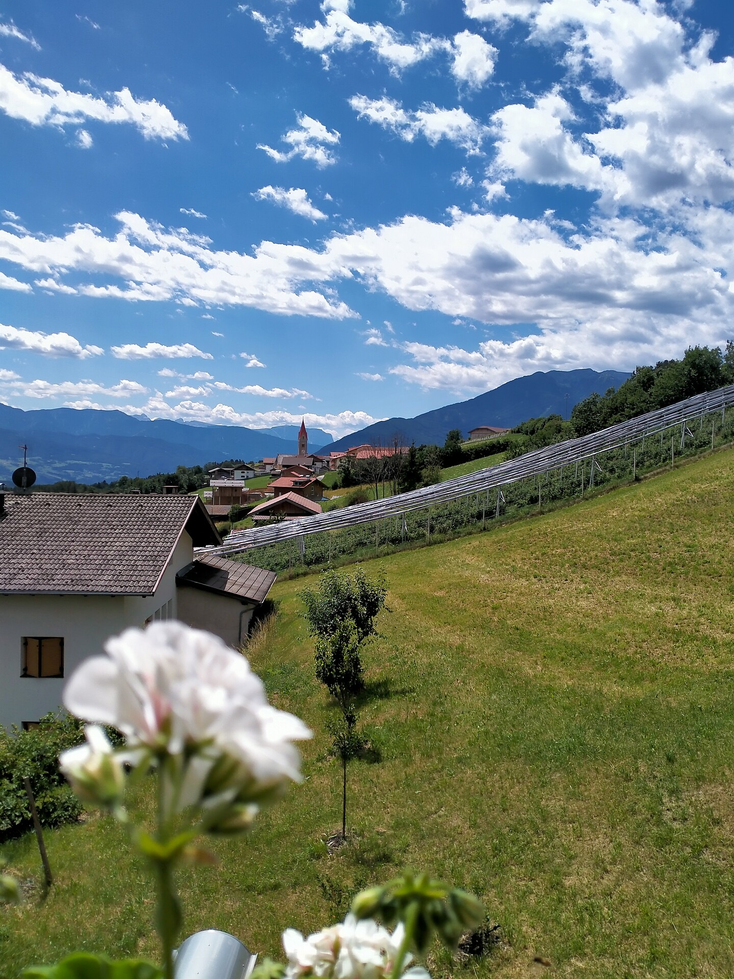 Aussicht zum Dorf