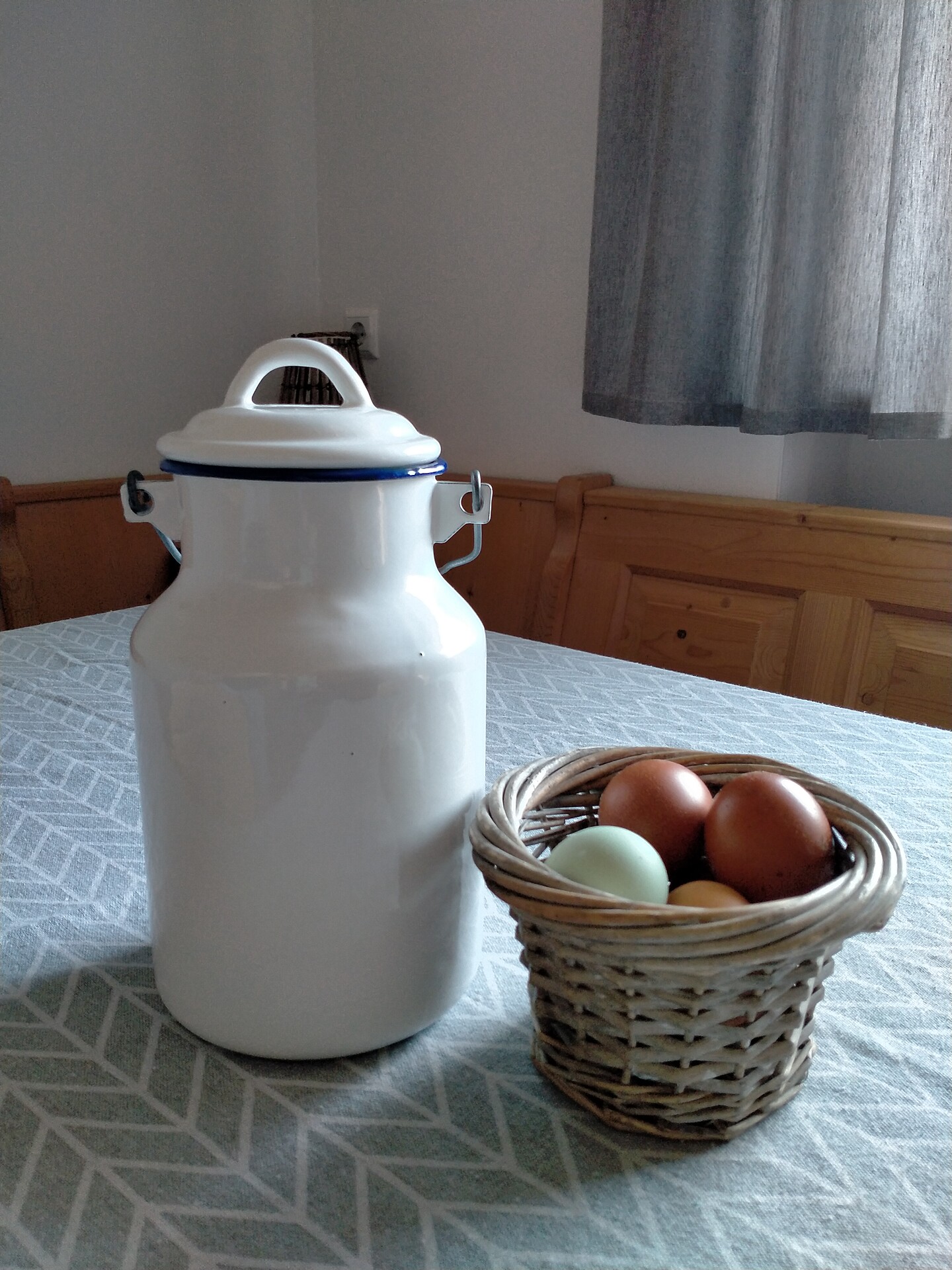 Milch und Eier