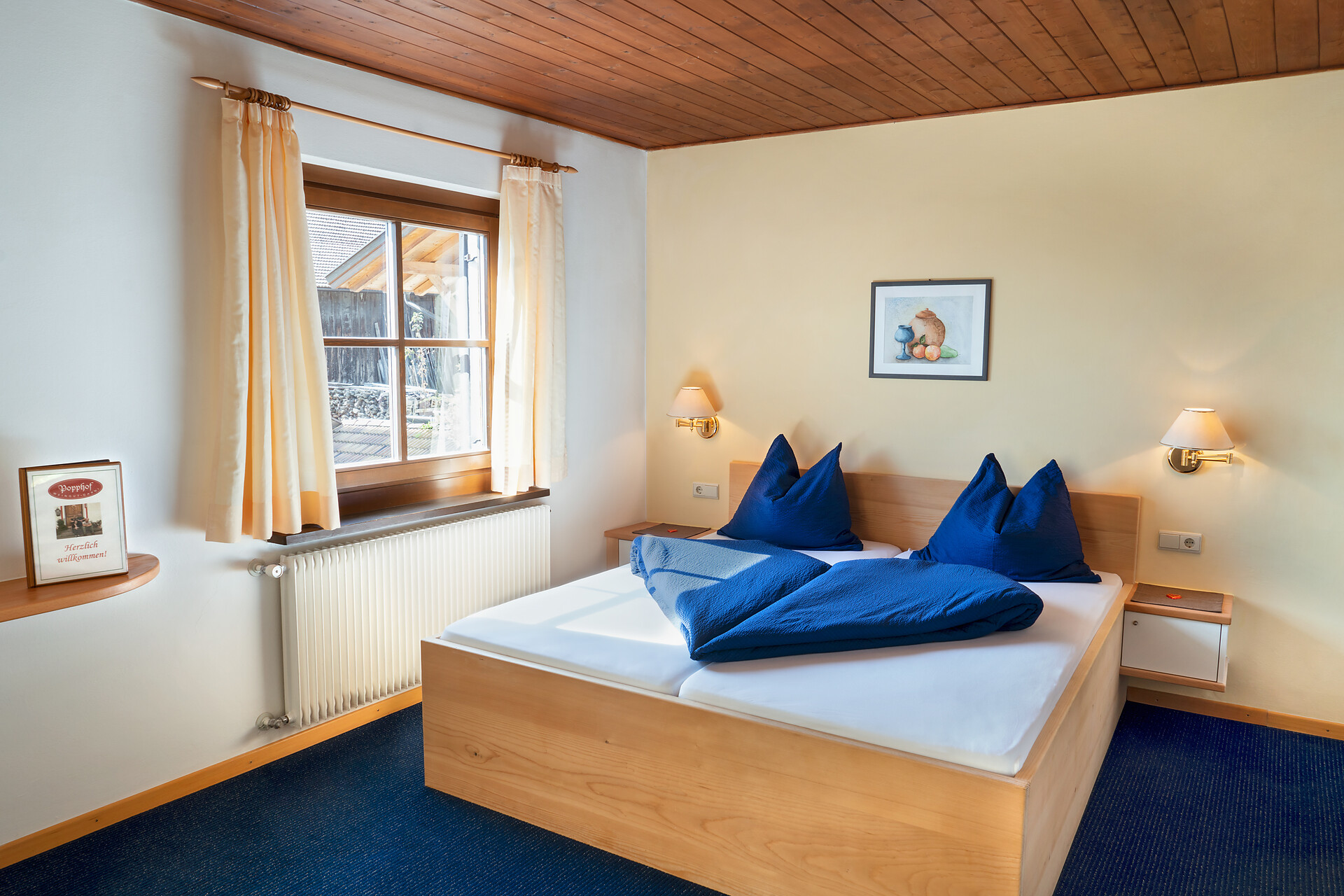 Doppelzimmer Blau