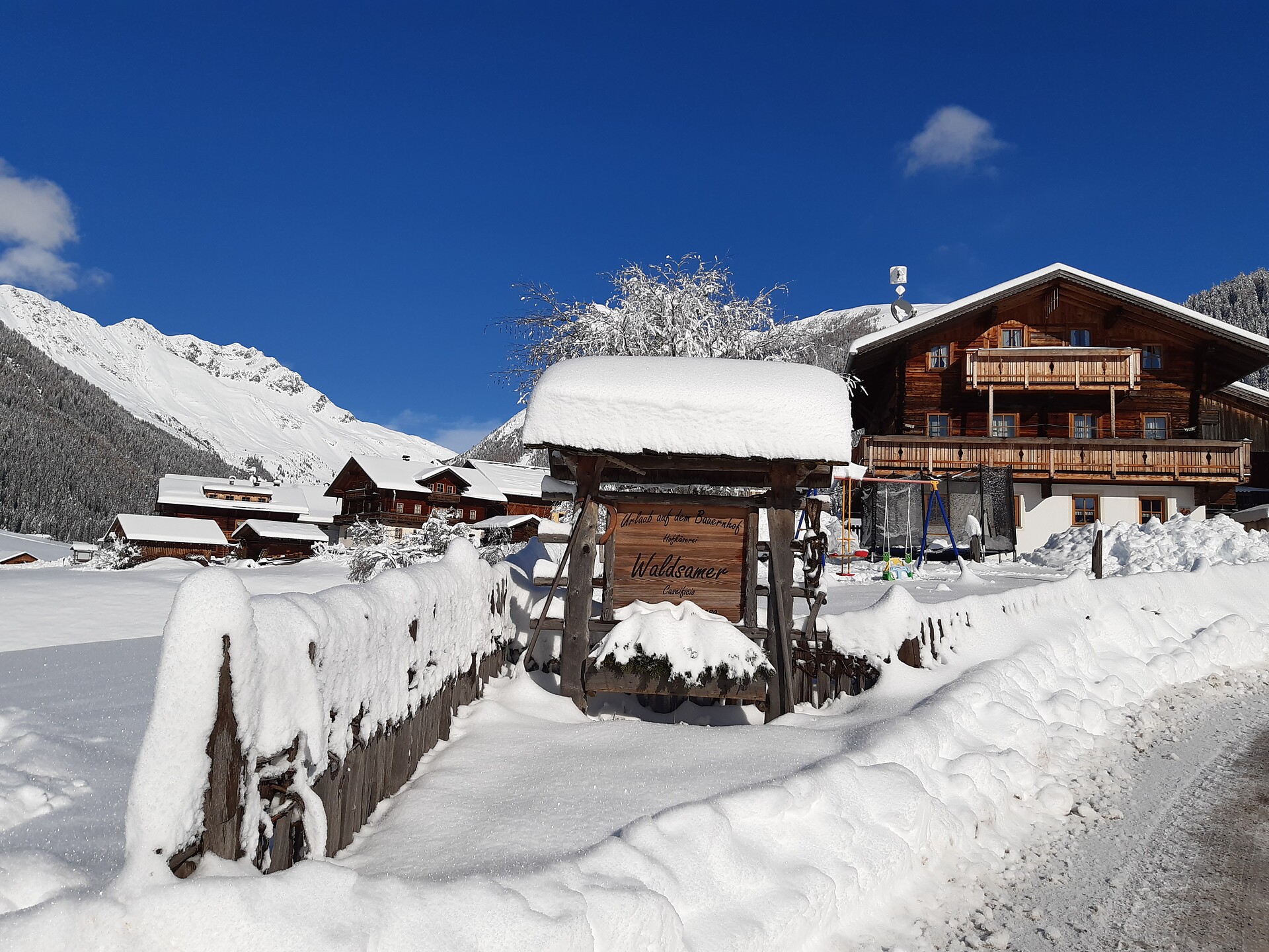 Waldsamerhof im Winter