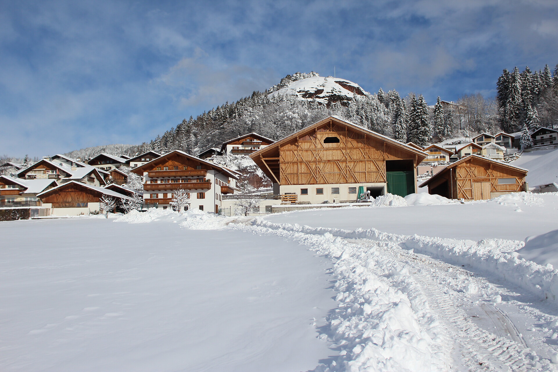 Maso Wieserhof in inverno