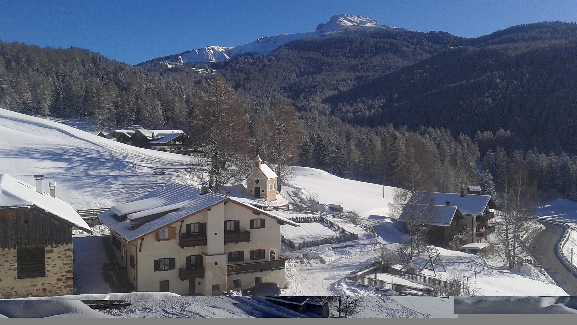 Thomaserhof on winter