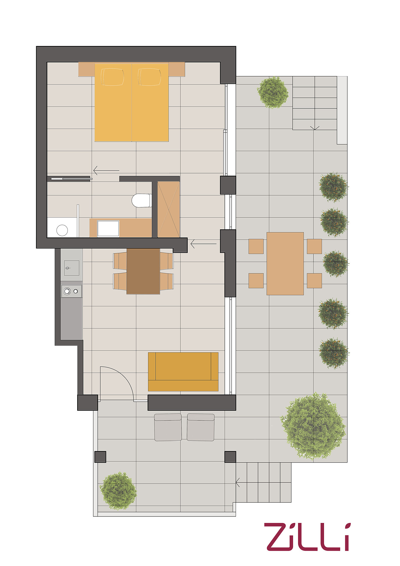 Zilli Studio Apartment Z1