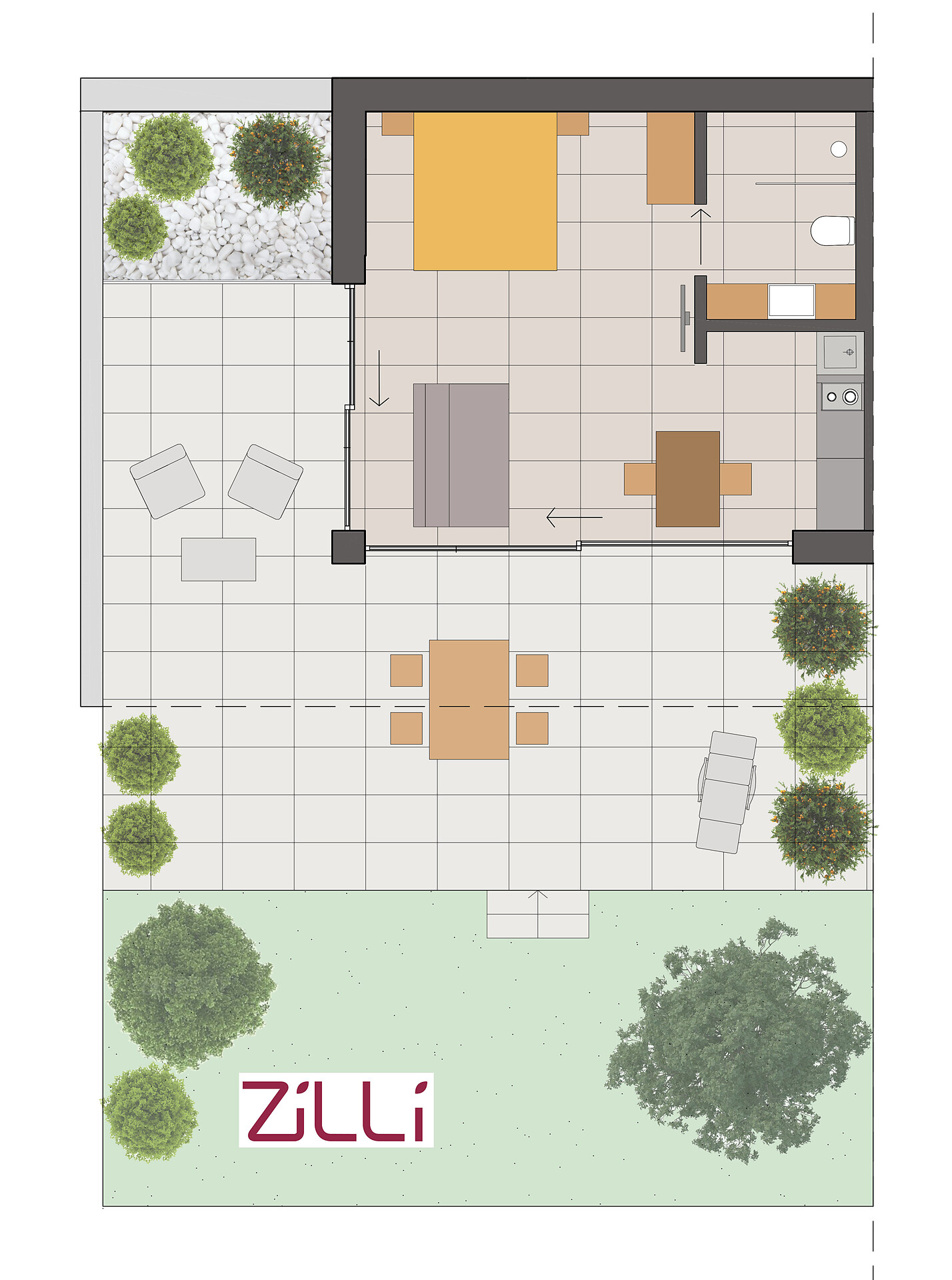 Zilli Studio Apartment Z2