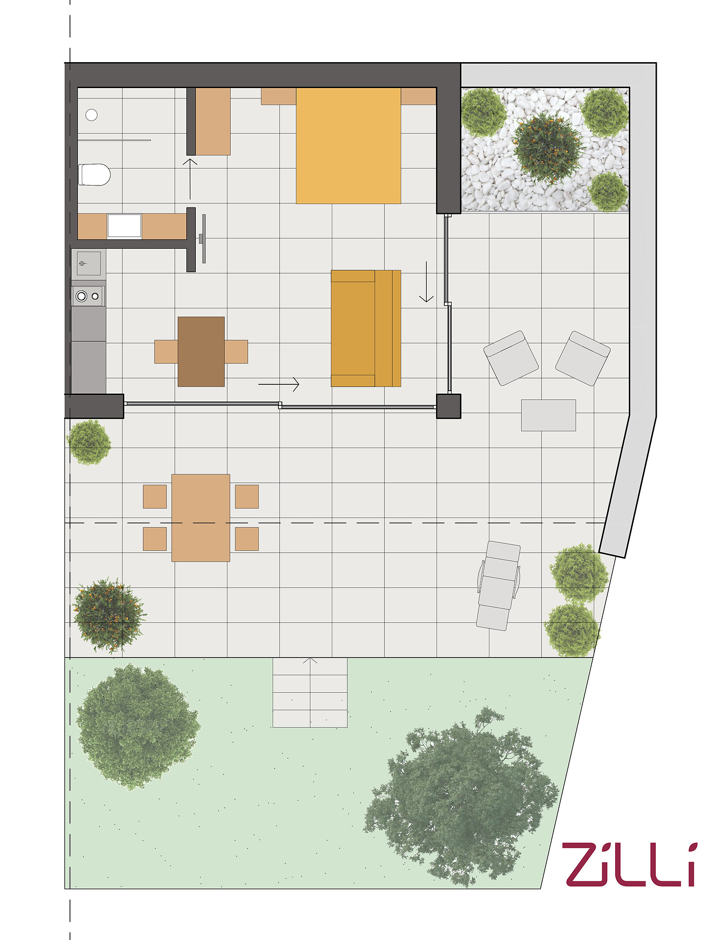Zilli Studio Apartment Z3