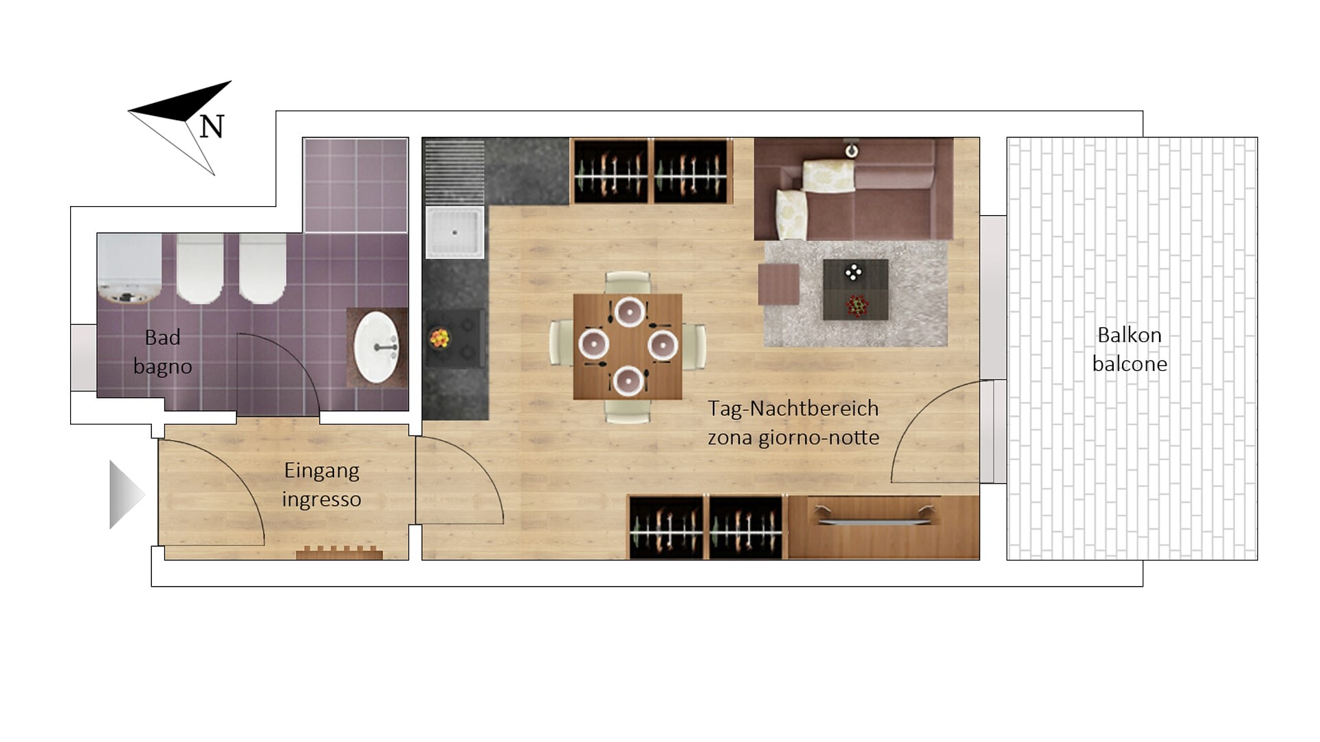 appartamento Appartement 108 - San Candido - #7 - Aurturist - Regione dolomitica 3 Cime - suedtirol.info
