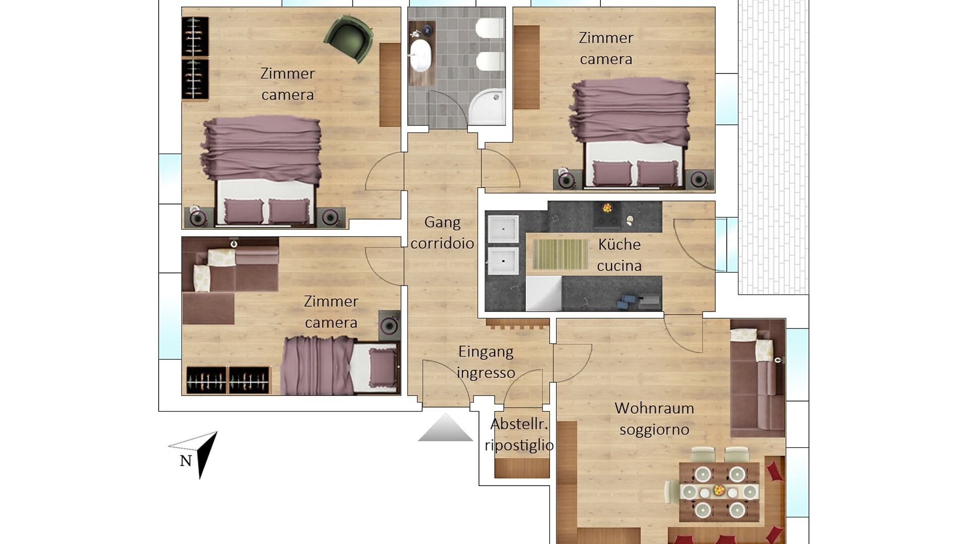appartamento Appartement 134 - San Candido - #15 - Aurturist - Regione dolomitica 3 Cime - suedtirol.info