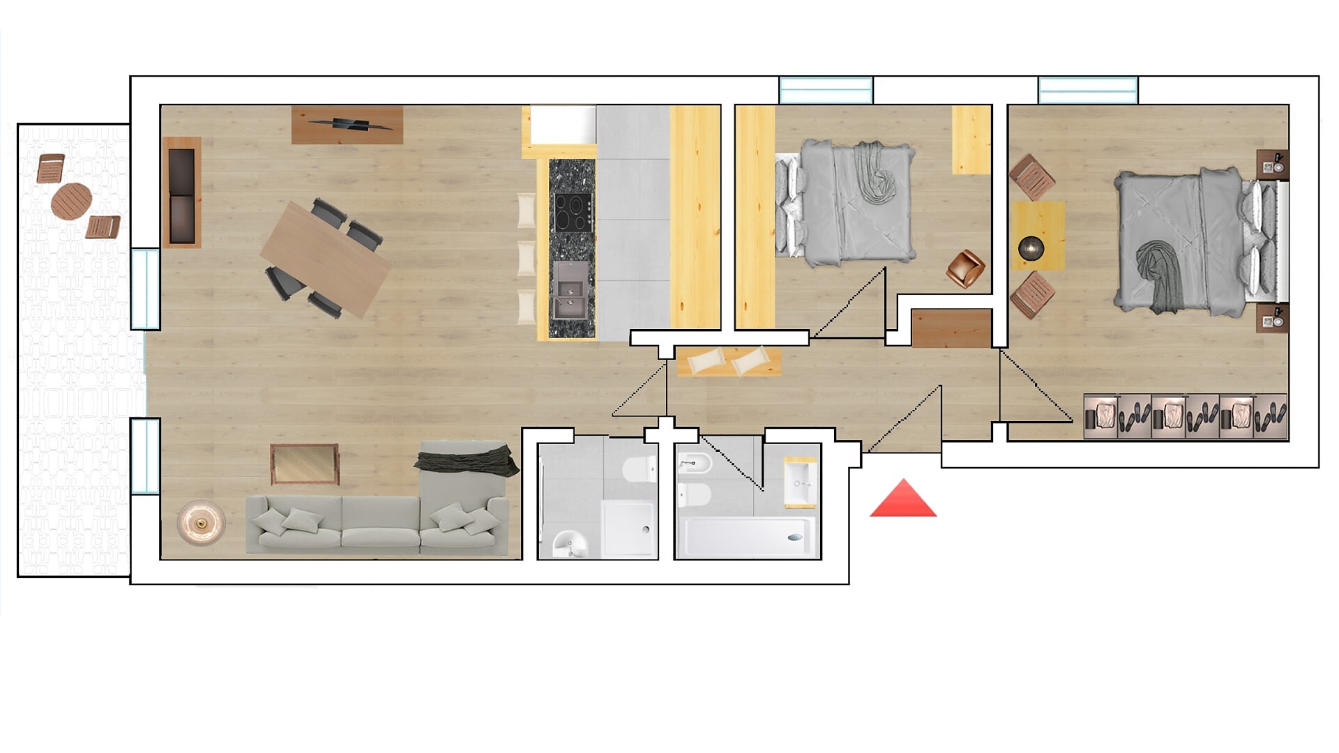 appartamento Appartement 167 - San Candido - #17 - Aurturist - Regione dolomitica 3 Cime - suedtirol.info