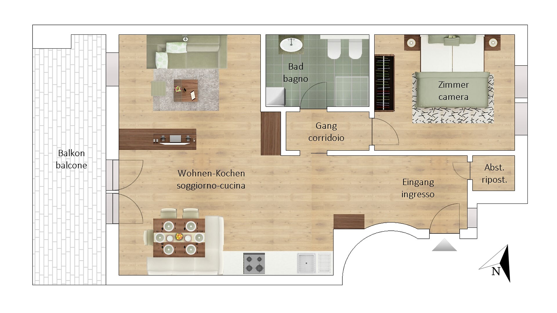appartamento Appartement 111 - San Candido - #7 - Aurturist - Regione dolomitica 3 Cime - suedtirol.info