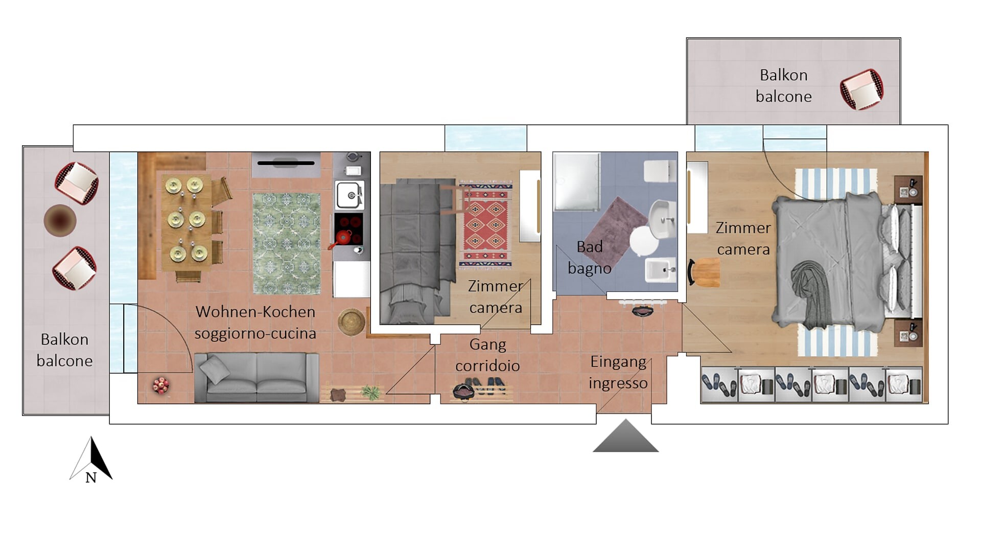 appartamento Appartement 158 - San Candido - #11 - Aurturist - Regione dolomitica 3 Cime - suedtirol.info