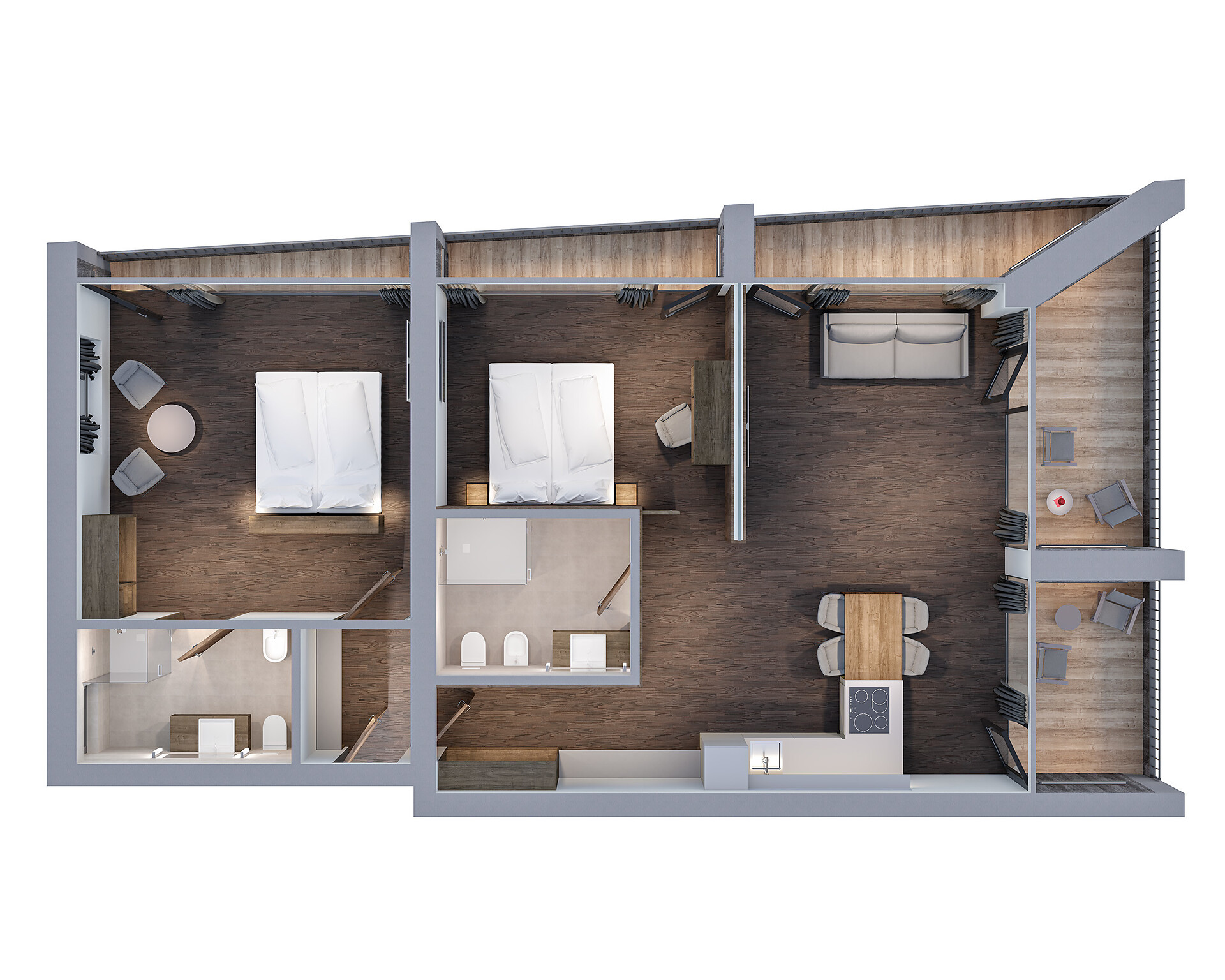 Ferienwohnung Prestige groß - #7 - Aquila Dolomites Residence - Dolomitenregion Gröden - suedtirol.info