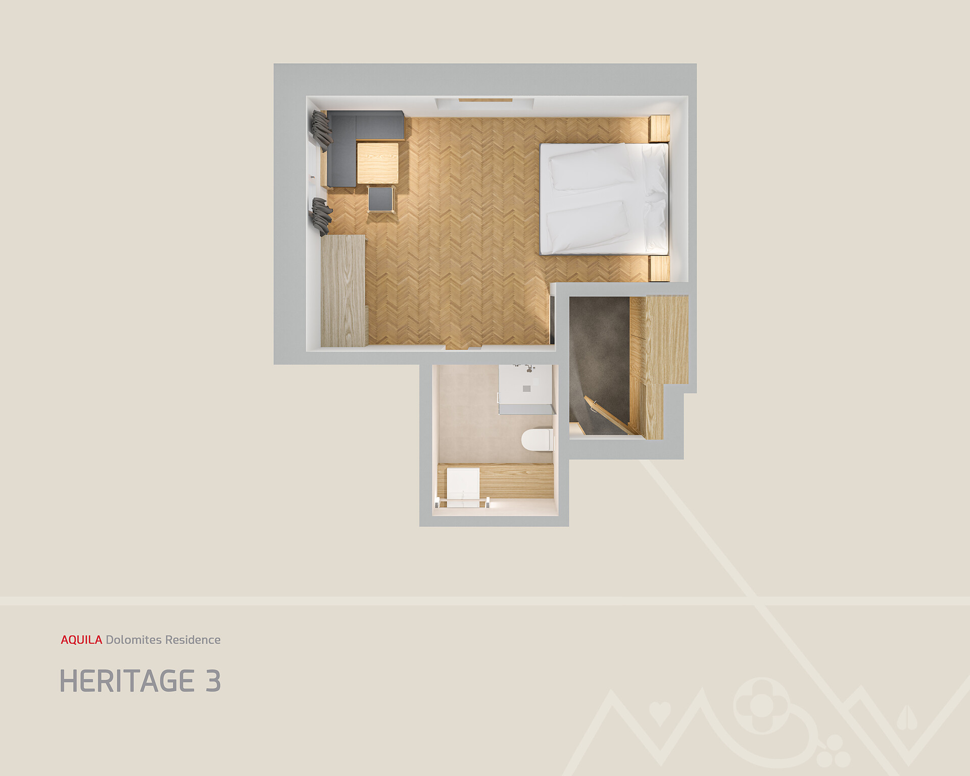 Ferienwohnung *NEW* Heritage 3 - #5 - Aquila Dolomites Residence - Dolomitenregion Gröden - suedtirol.info