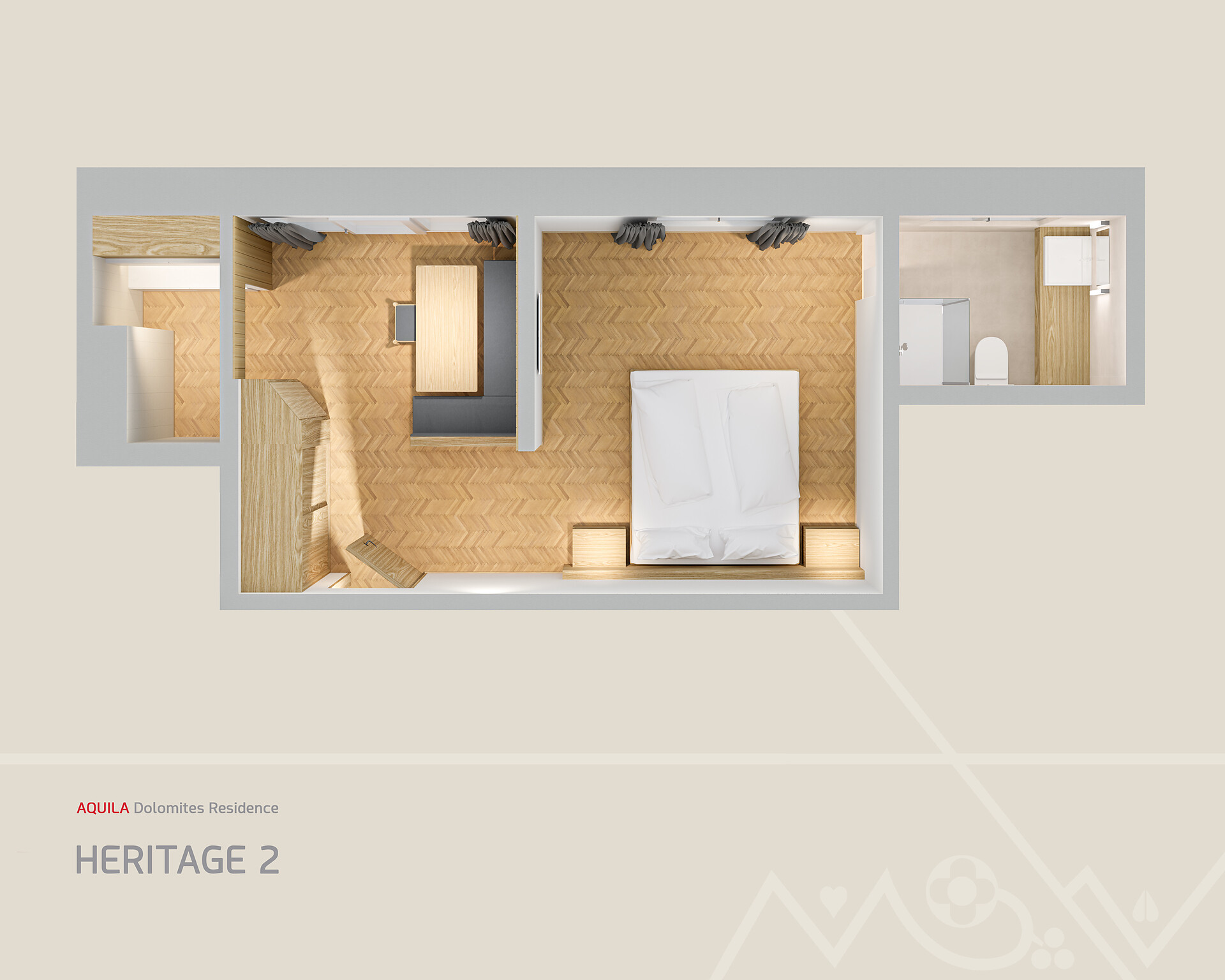 Ferienwohnung *NEW* Heritage 2 - #5 - Aquila Dolomites Residence - Dolomitenregion Gröden - suedtirol.info