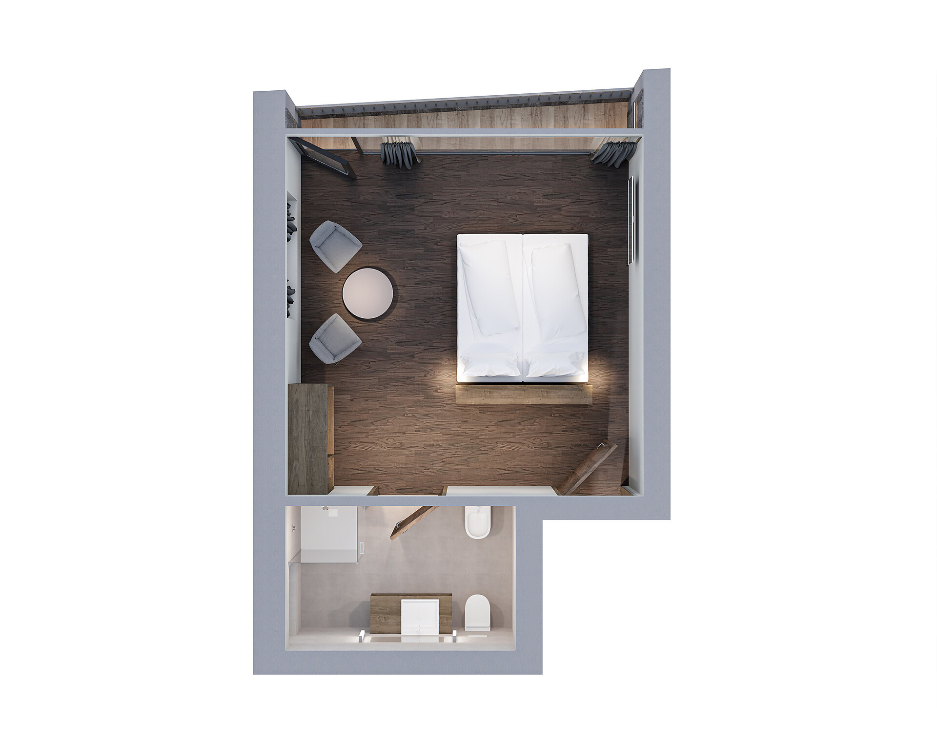 Ferienwohnung Doppelzimmer Prestige - #4 - Aquila Dolomites Residence - Dolomitenregion Gröden - suedtirol.info