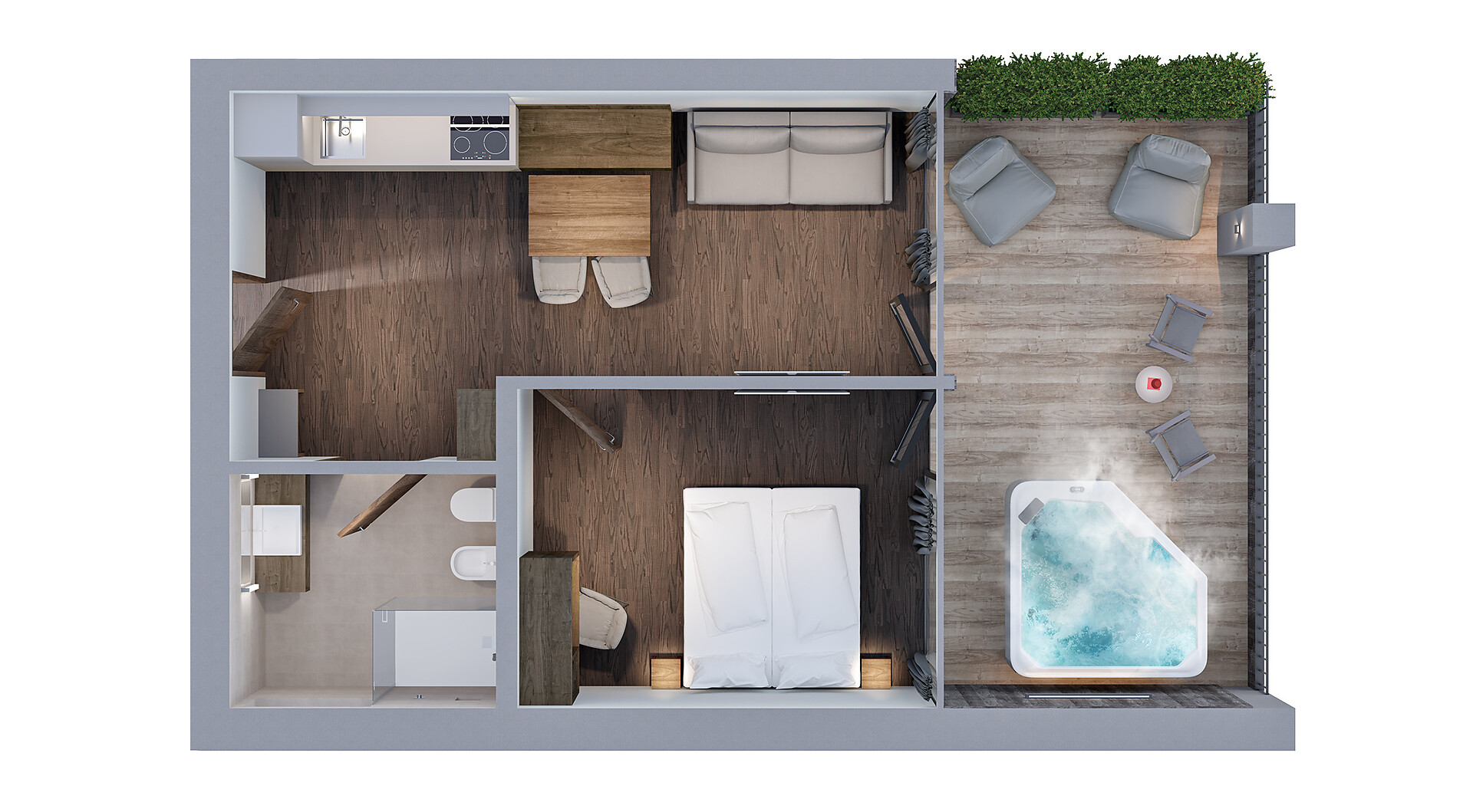 Ferienwohnung Penthouse klein - #9 - Aquila Dolomites Residence - Dolomitenregion Gröden - suedtirol.info
