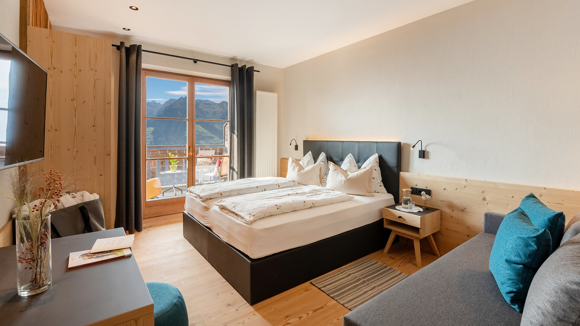 Zimmer Doppelzimmer Laugenspitze I (22 m²) - #1 - Die Taser Alm - Meran und Umgebung - suedtirol.info