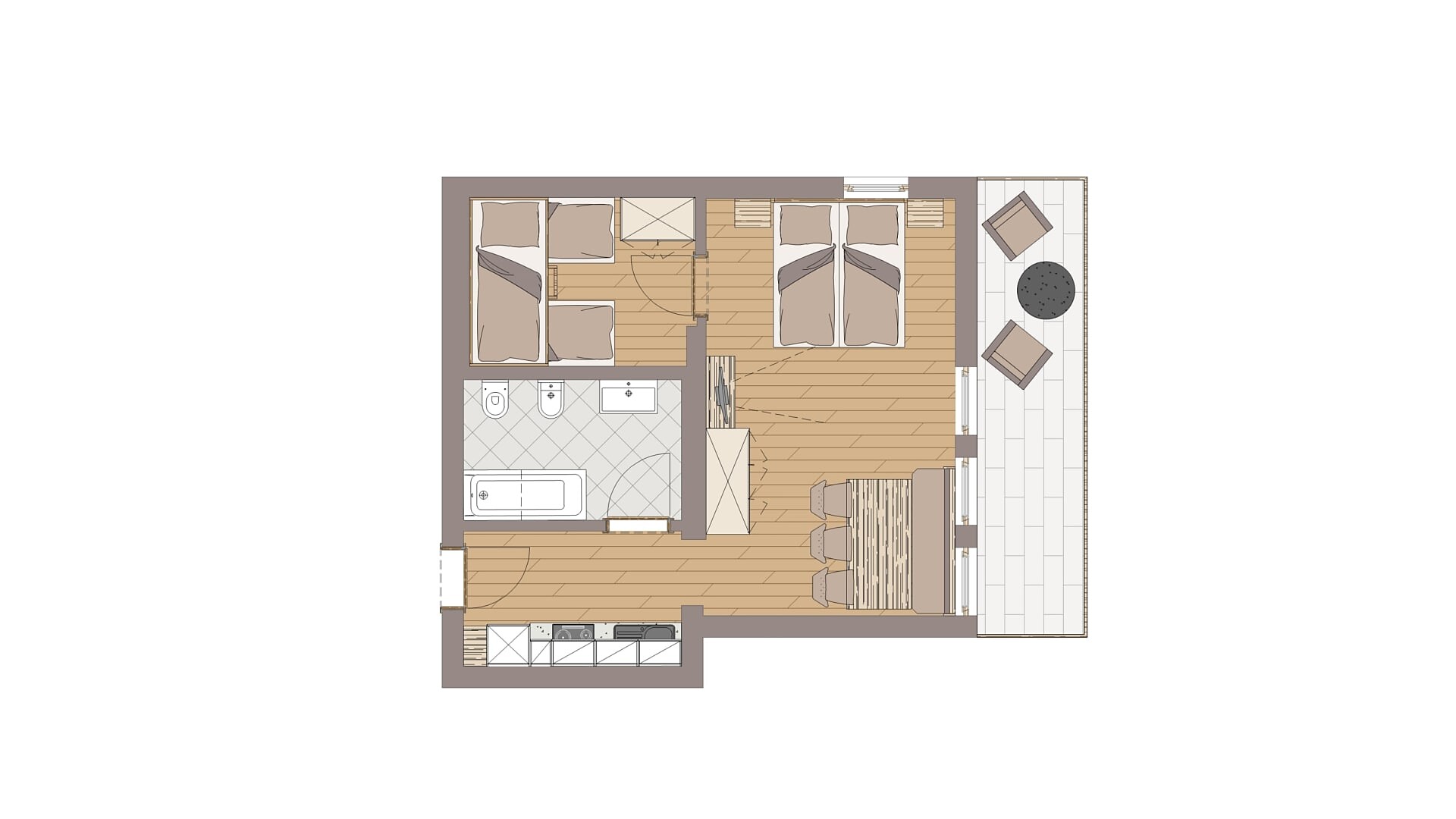 Ferienwohnung Family Apartment - Olang - #9 - Aparthotel Familiaris - Family Apartments - Pools & Spa in Dolomites - Dolomitenregion Kronplatz - suedtirol.info
