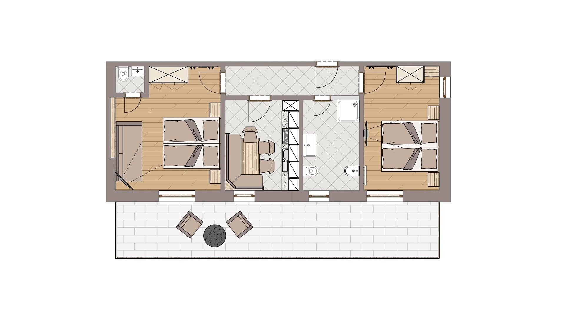 Ferienwohnung Family Comfort - Olang - #5 - Aparthotel Familiaris - Family Apartments - Pools & Spa in Dolomites - Dolomitenregion Kronplatz - suedtirol.info