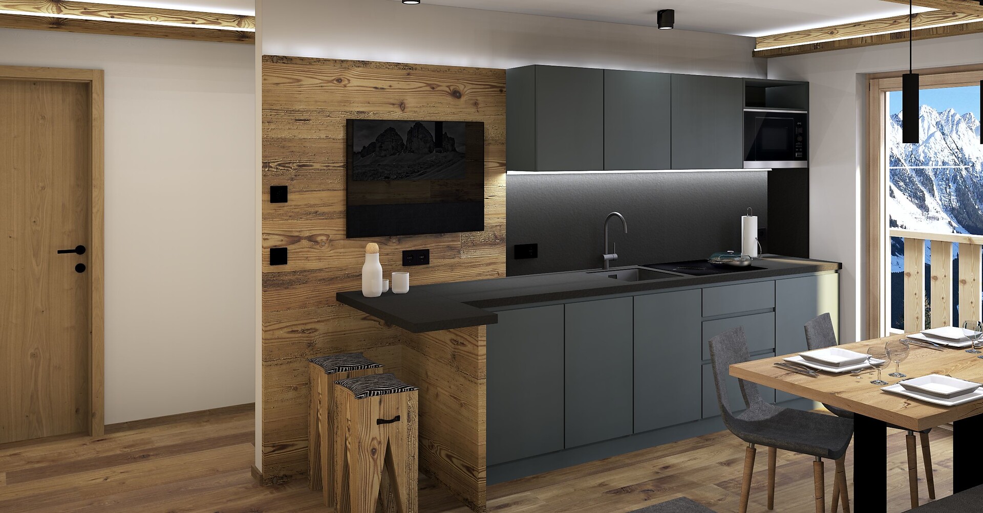 Ferienwohnung Apartment Helm - Alpine Elegance - #4 - Hotel Waldheim - Dolomitenregion 3 Zinnen - suedtirol.info