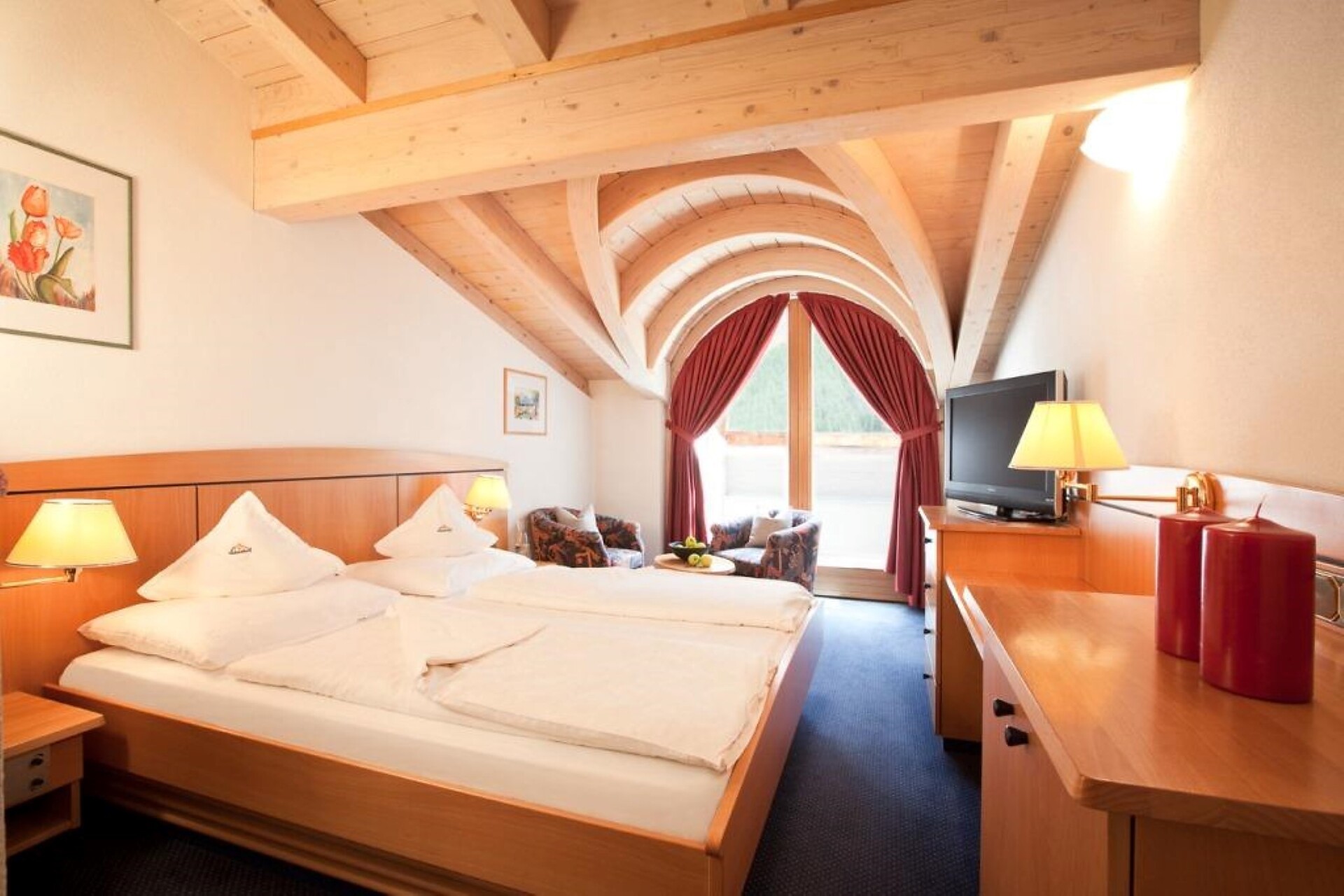 Room Double room "Romantic" - #1 - Hotel Valserhof - Brixen/Bressanone and environs - suedtirol.info