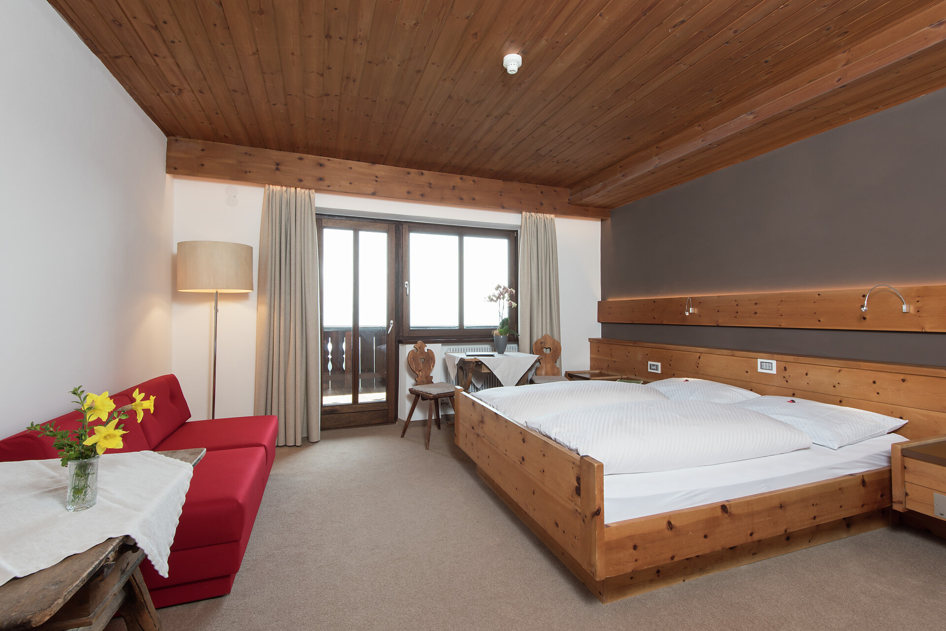 Room Room with balcony and view on the Dolomites - #1 - Hotel Ansitz Kematen - Bolzano/Bozen and environs - suedtirol.info