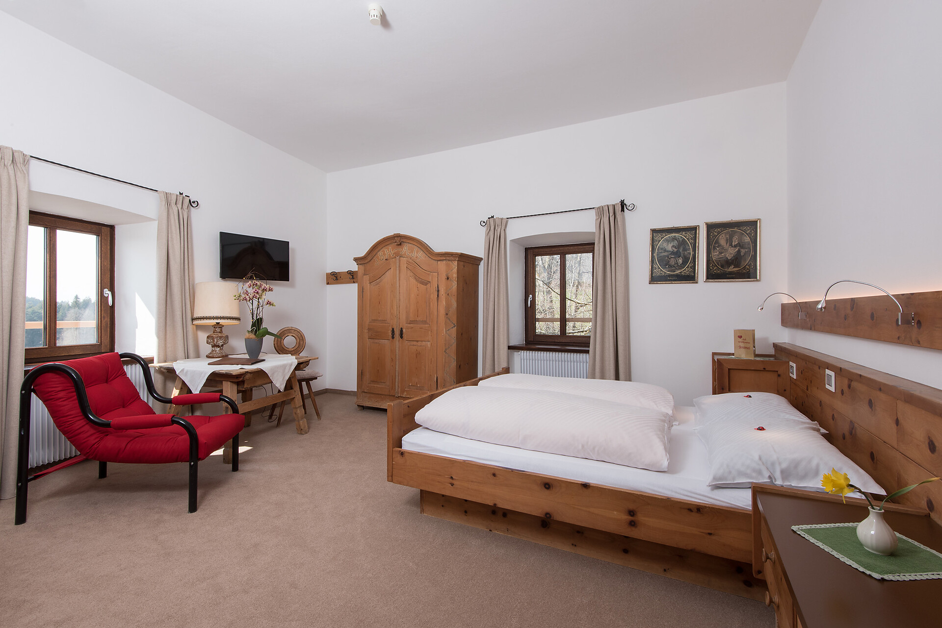 Room Double Room "Ansitz" - #1 - Hotel Ansitz Kematen - Bolzano/Bozen and environs - suedtirol.info