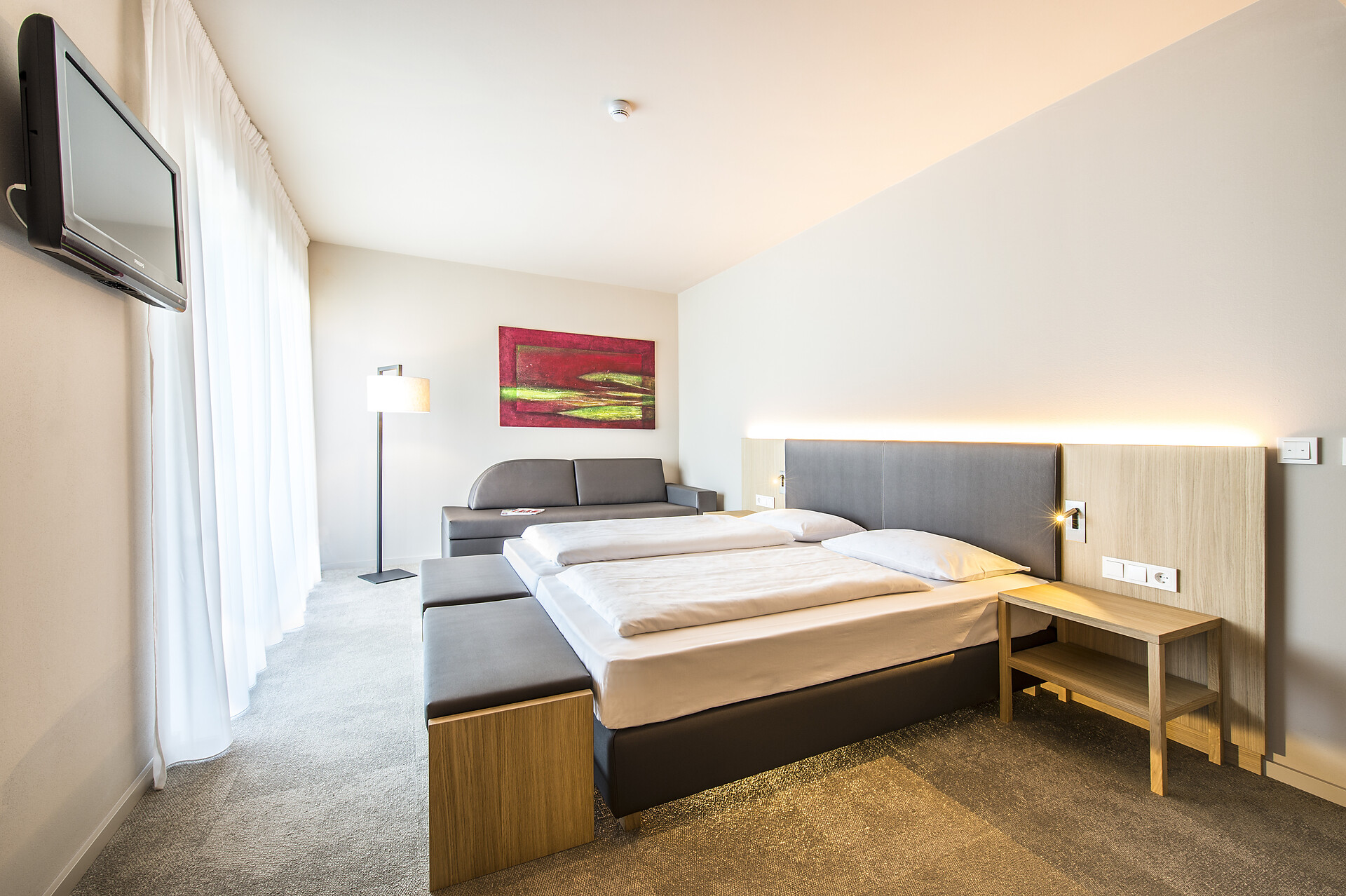 Room Double room pool view - #1 - Hotel Restaurant Steiner - Bolzano/Bozen and environs - suedtirol.info