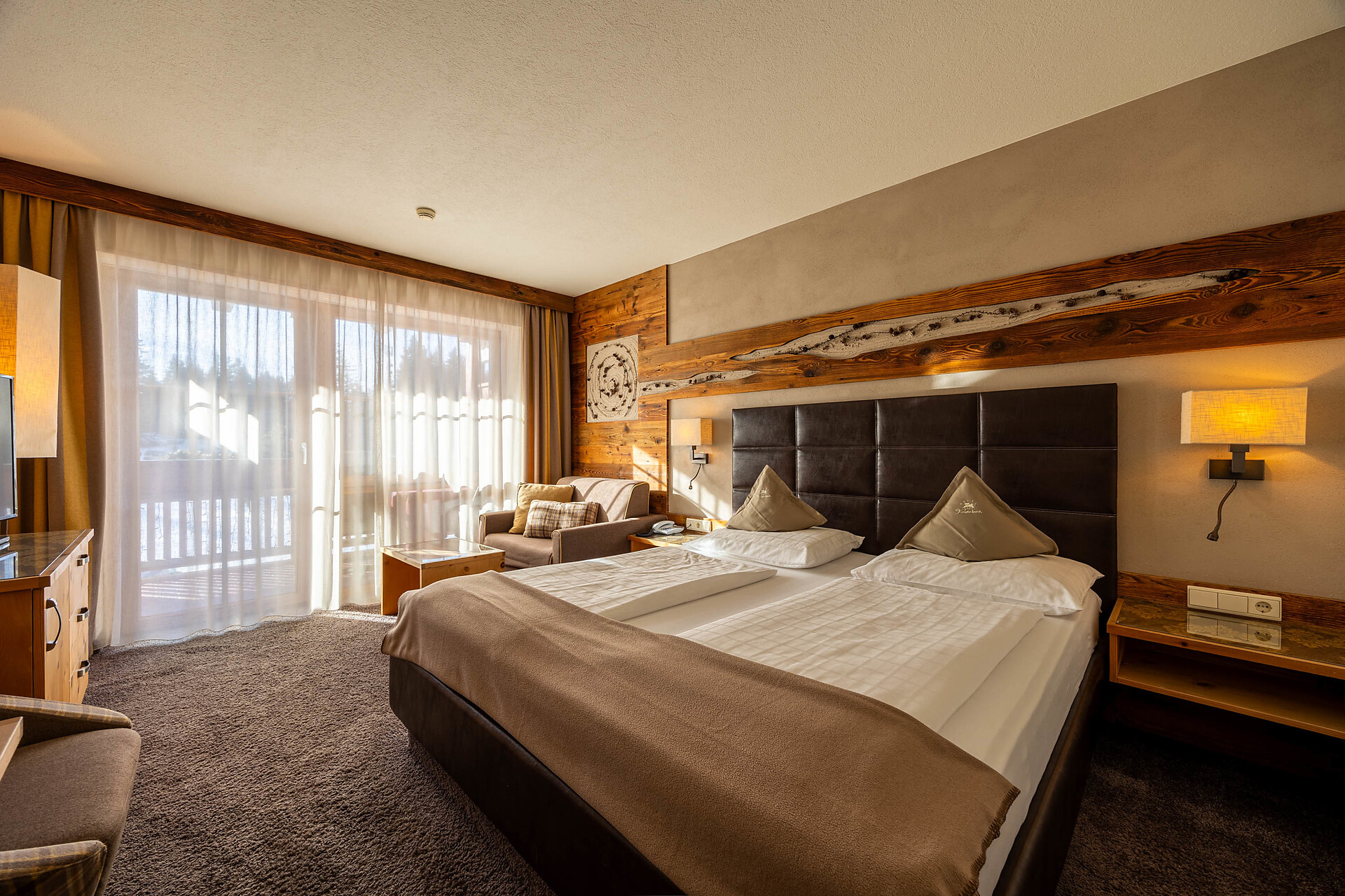 Zimmer DZ Larchwaldele - #1 - Hotel Falzeben - Meran und Umgebung - suedtirol.info