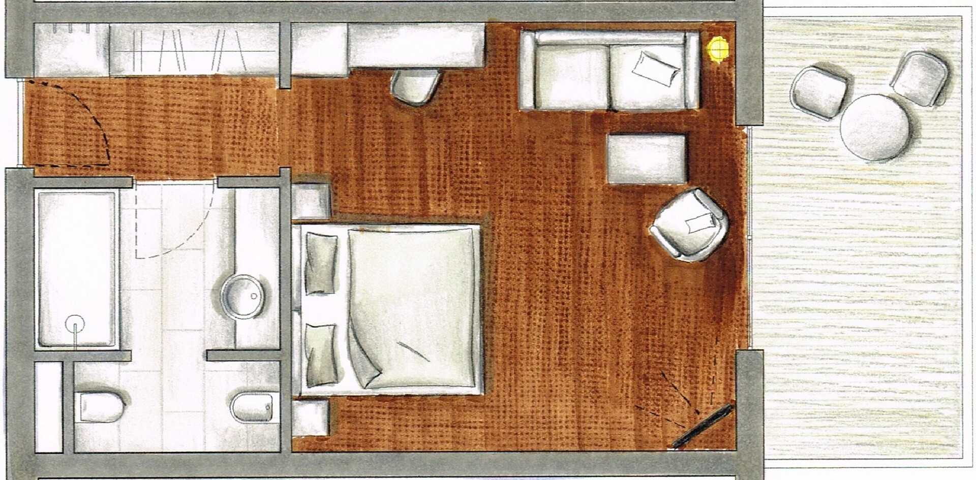 Zimmer Juniorsuite (ca. 30 m²) - #5 - Hotel Golserhof - Meran und Umgebung - suedtirol.info