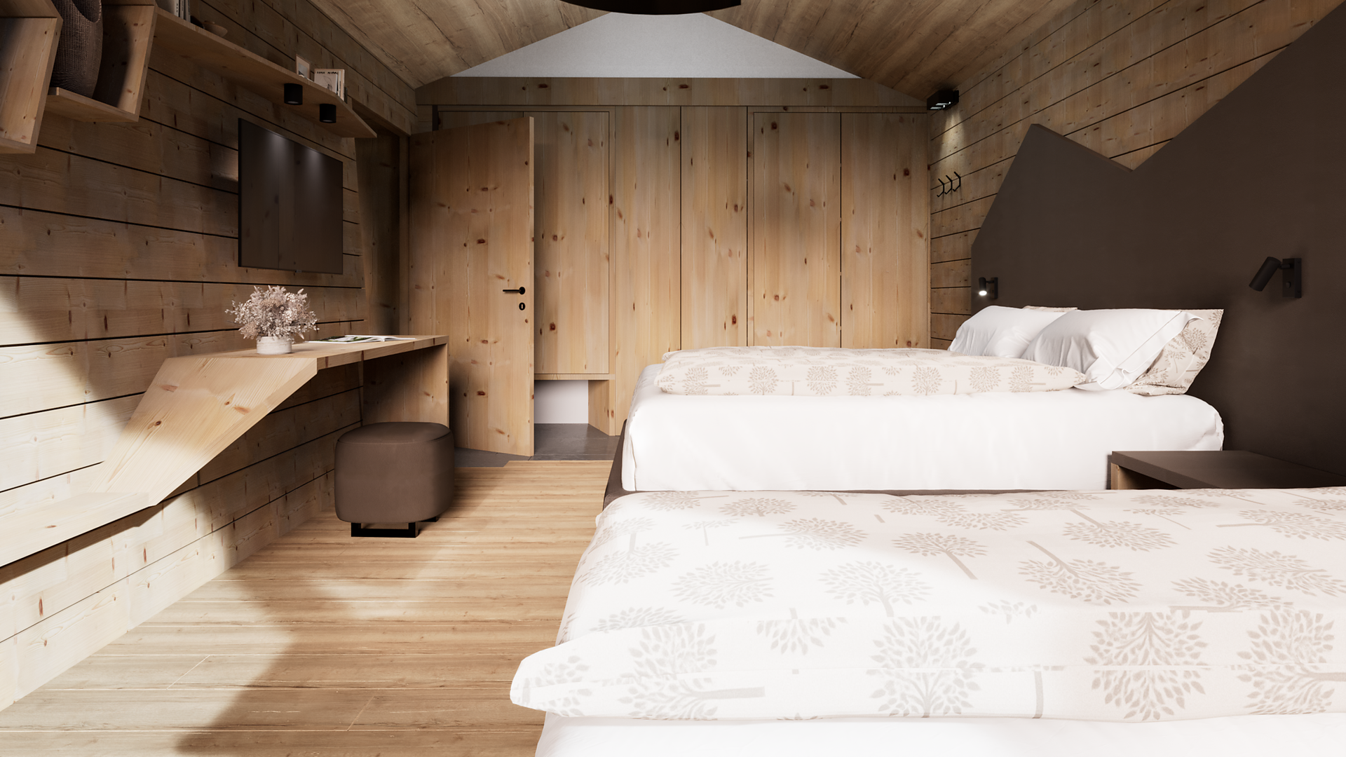 Room SAS charme chalet - #1 - Boarding House La Müda - Dolomites Region Alta Badia - suedtirol.info