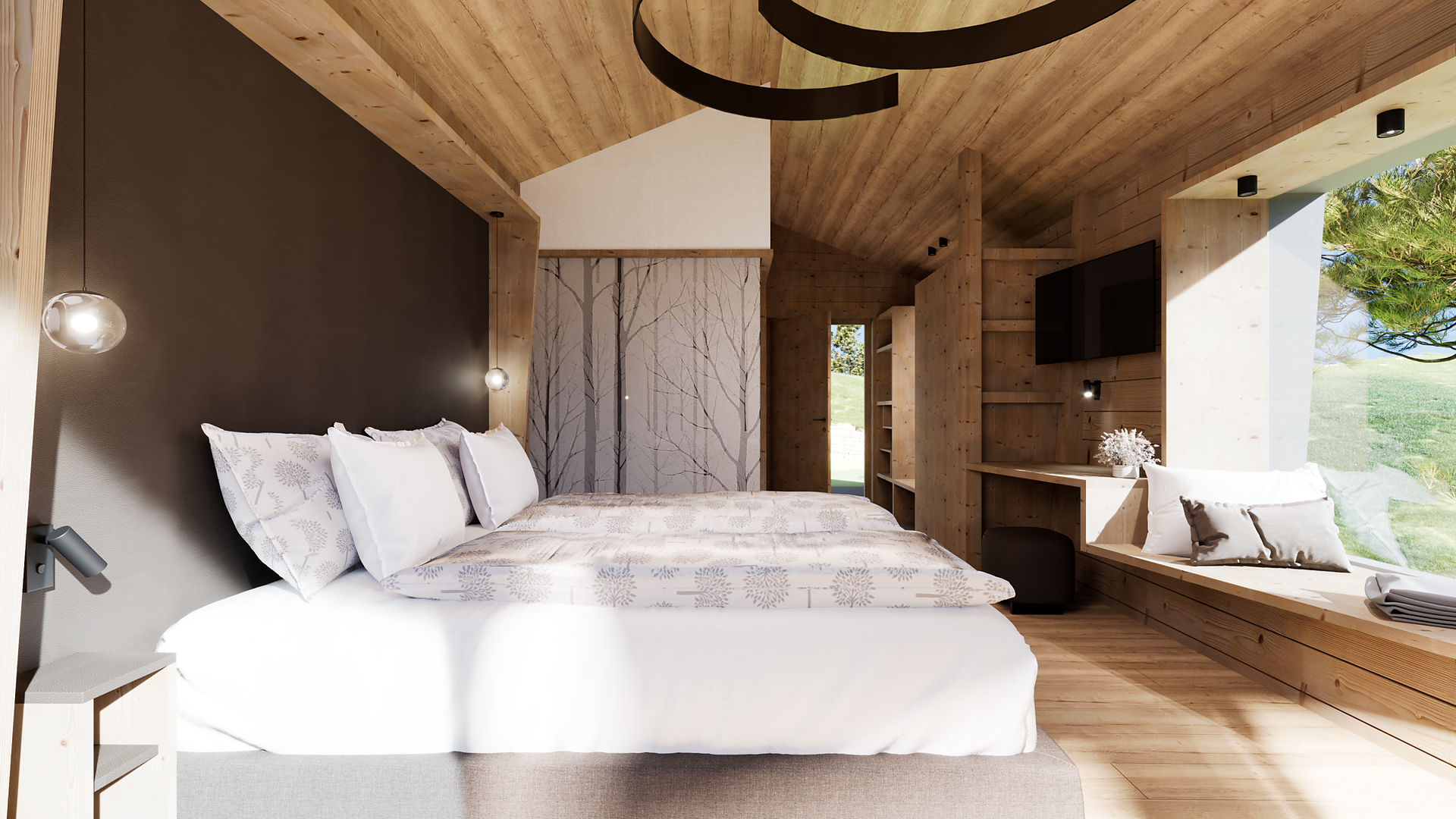 Room FLU exclusive chalet - #1 - Boarding House La Müda - Dolomites Region Alta Badia - suedtirol.info