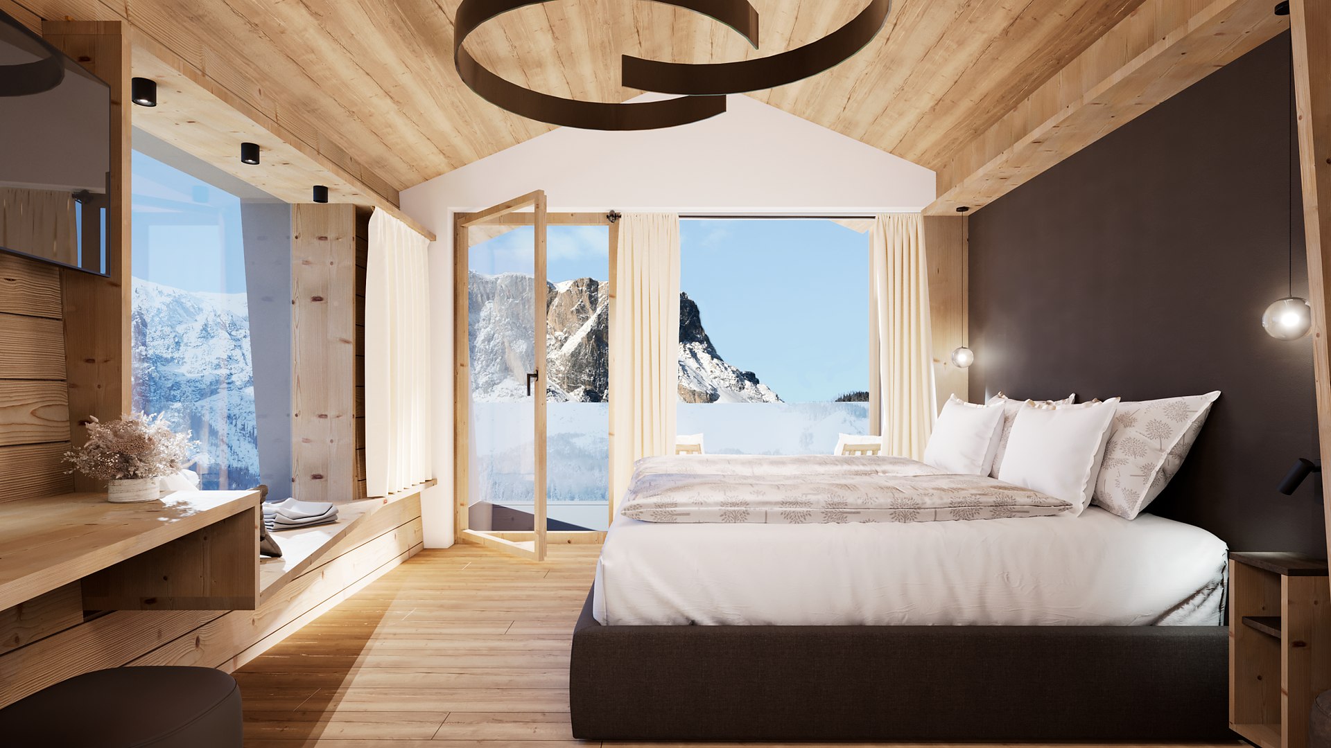 Room FLU exclusive chalet - #2 - Boarding House La Müda - Dolomites Region Alta Badia - suedtirol.info