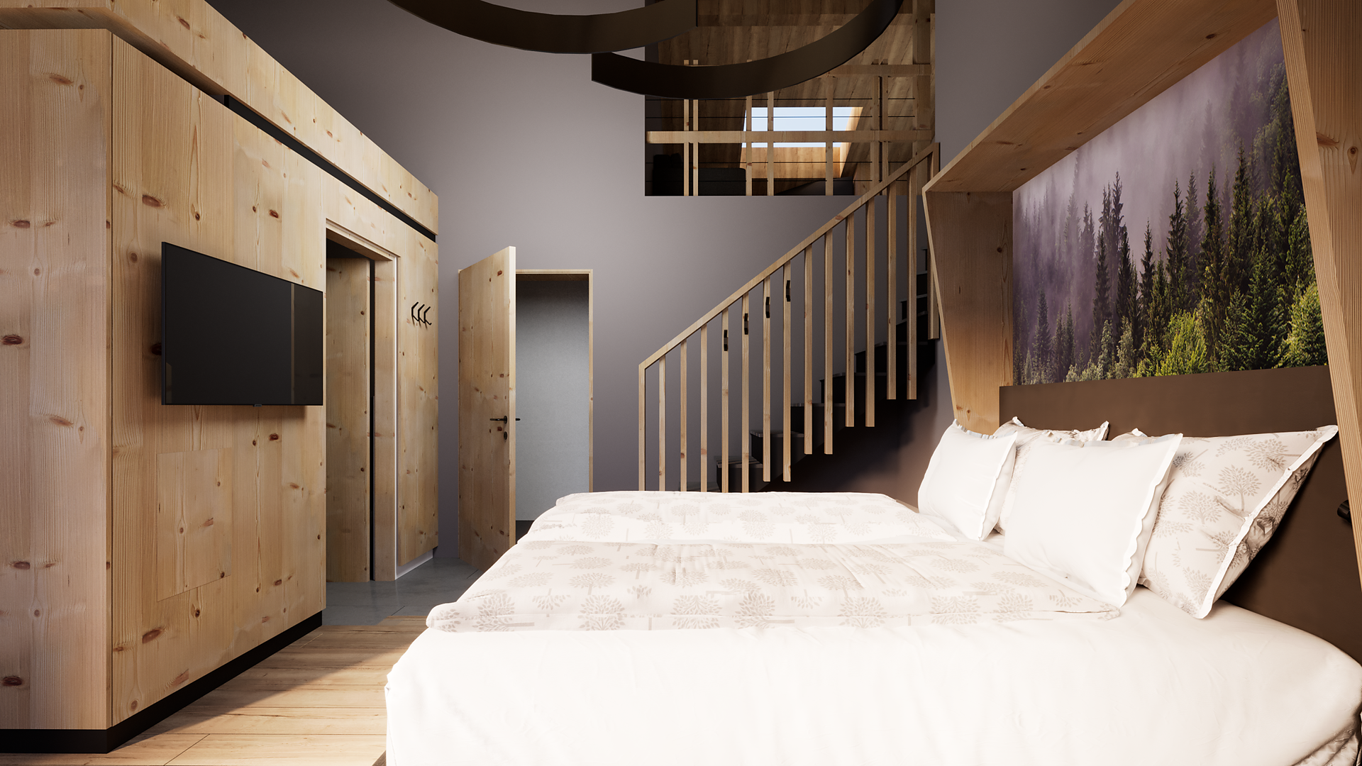 Room LÜM superior junior suite - #1 - Boarding House La Müda - Dolomites Region Alta Badia - suedtirol.info