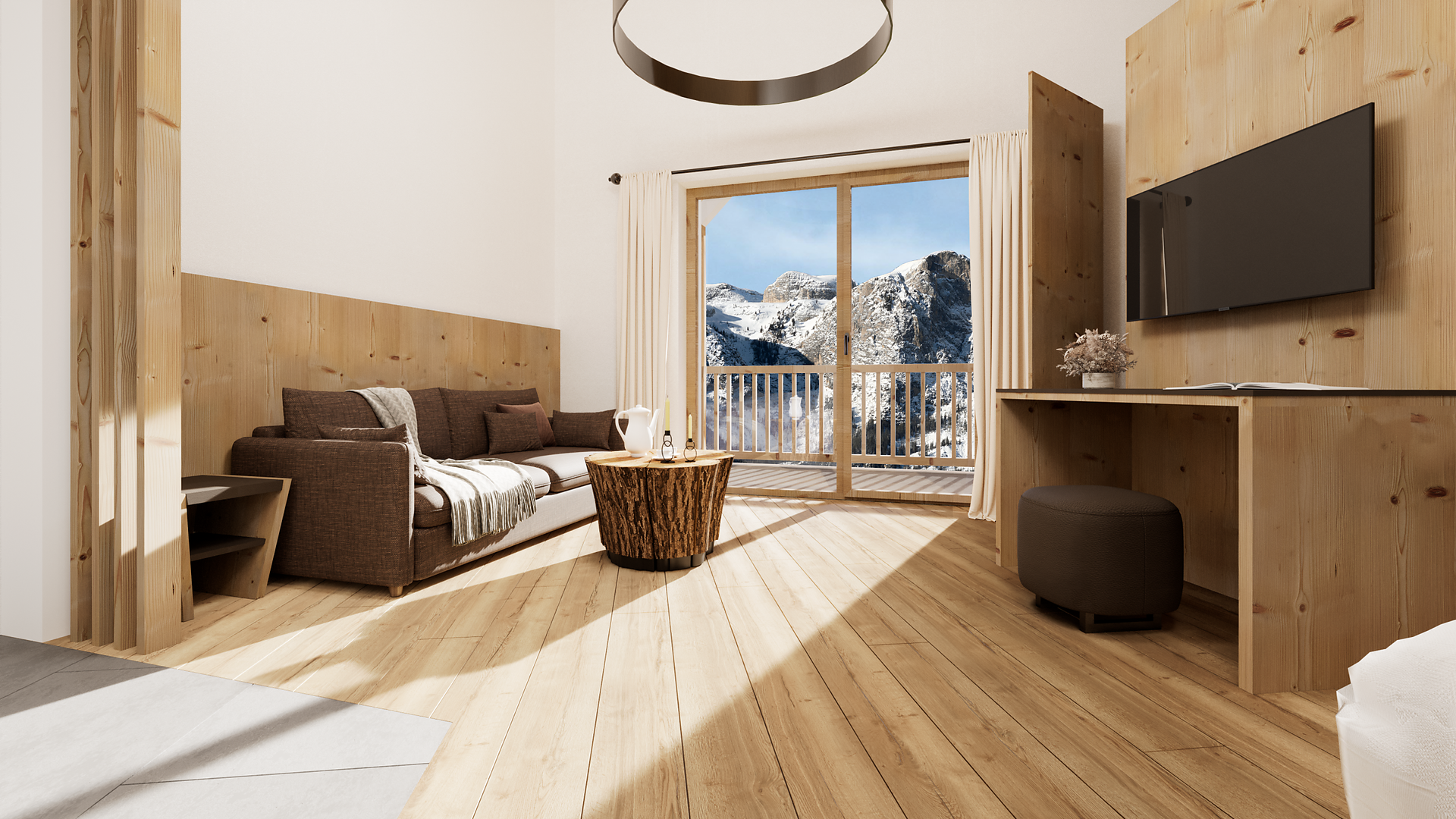 Room SOM junior suite - #2 - Boarding House La Müda - Dolomites Region Alta Badia - suedtirol.info