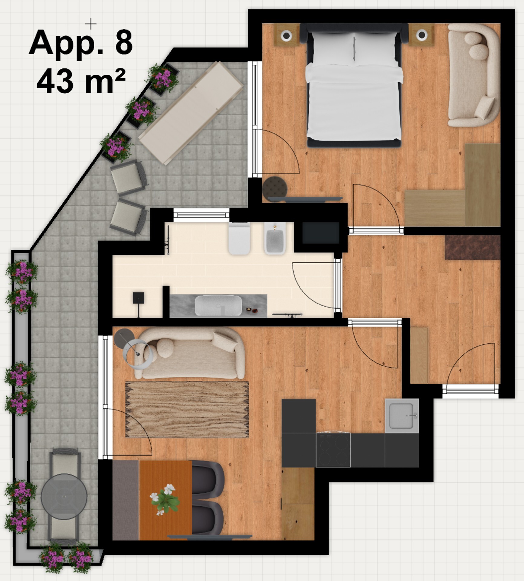 camera Tramontis - #1 - Residence Aretia - Living & breakfast - Regione dolomitica Val Gardena - suedtirol.info