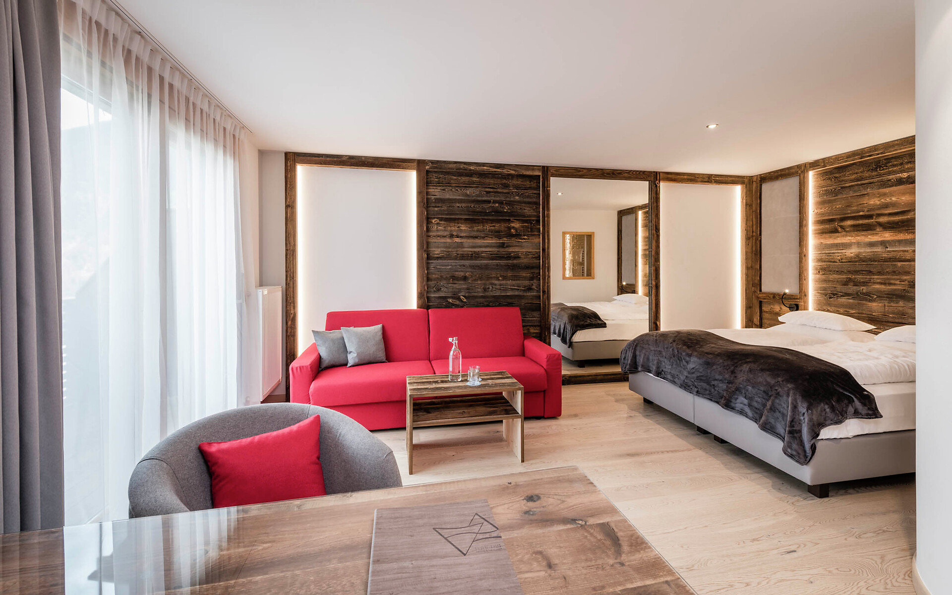 Room Double Room Quadra - #1 - Tuberis Nature & Spa Resort - Vinschgau/Val Venosta - suedtirol.info