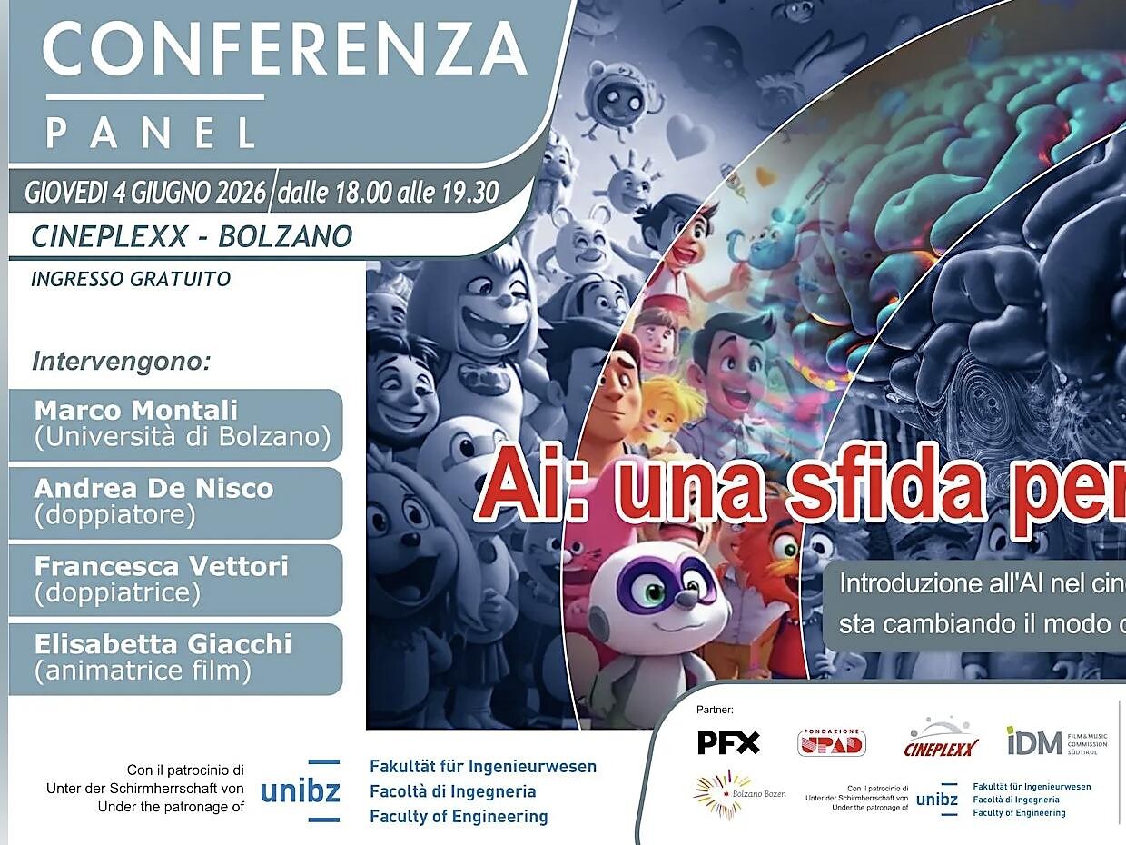 Bolzano Animated Movie Days - CONFERENZA: Ai una sfida per l'animazione - Bolzano e dintorni - #2 - suedtirol.info