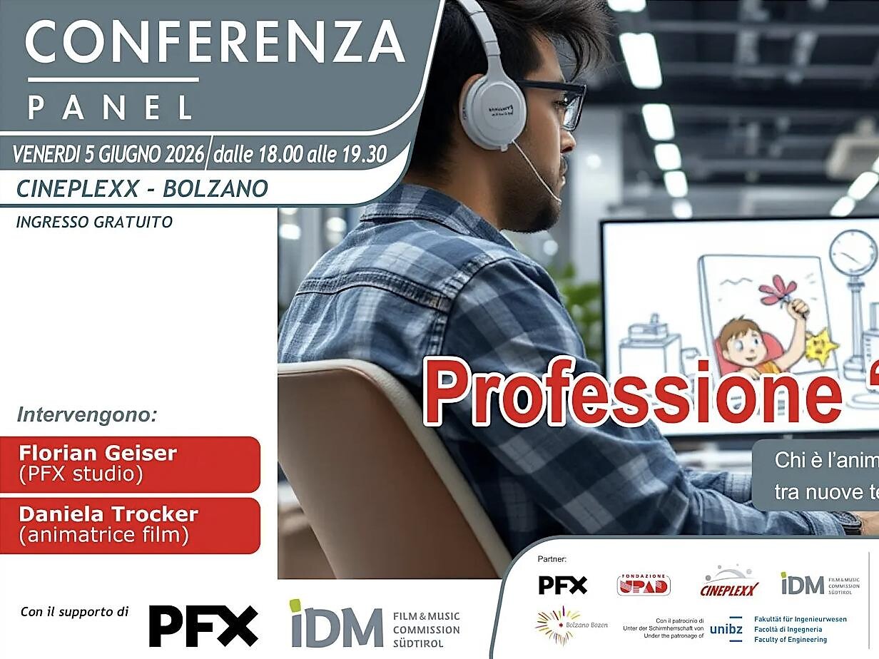 Animated Movie Days Bozen - VORTRAG: „Beruf Animateur" - Bozen und Umgebung - #1 - suedtirol.info