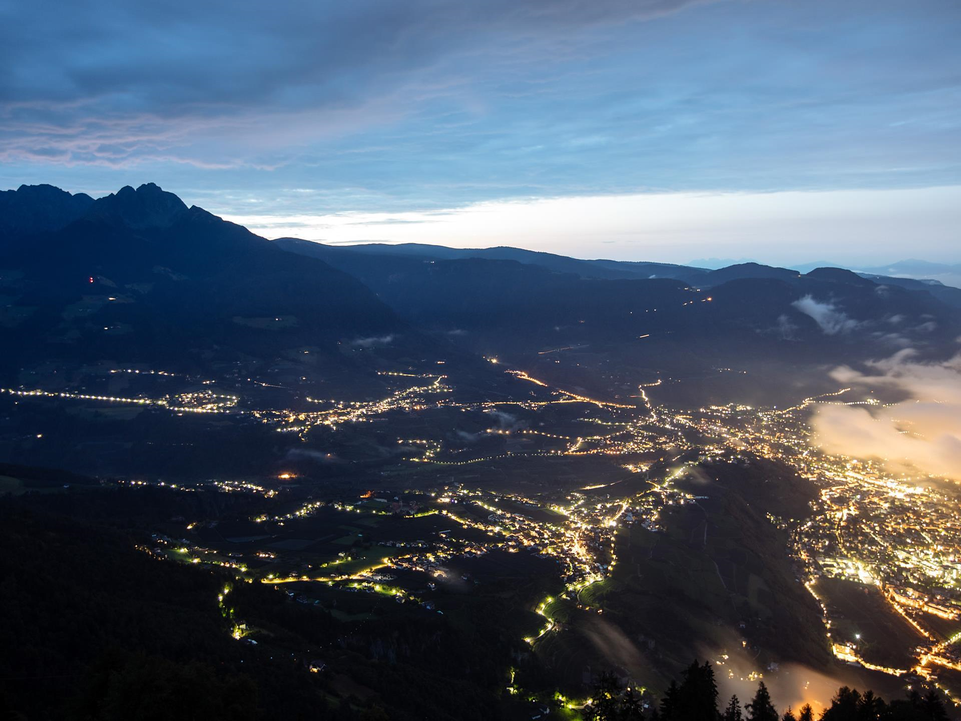 Dusk on the Hochmuth - Meran/Merano and environs - #1 - suedtirol.info