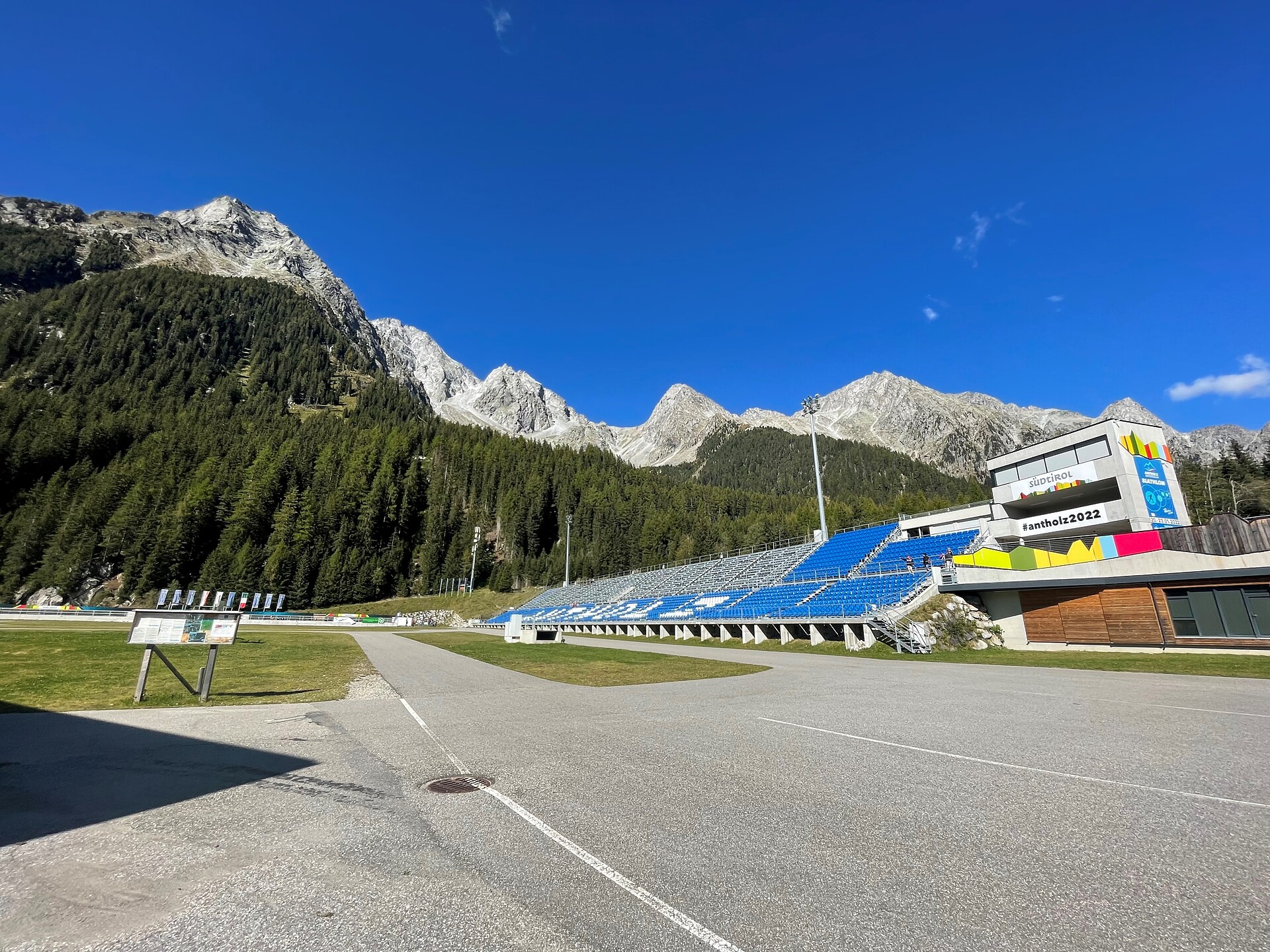Biathon Stadium tour (In German language) Rasen-Antholz/Rasun Anterselva 3 suedtirol.info