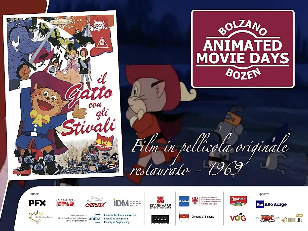 Bolzano Animated Movie Days - FILM: IL GATTO CON GLI STIVALI - Bolzano e dintorni - #2 - suedtirol.info