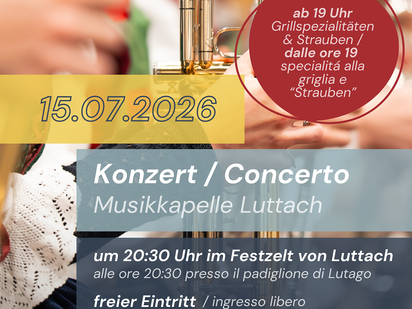 Abendkonzert der Musikkapelle Luttach - Ahrntal - #1 - suedtirol.info